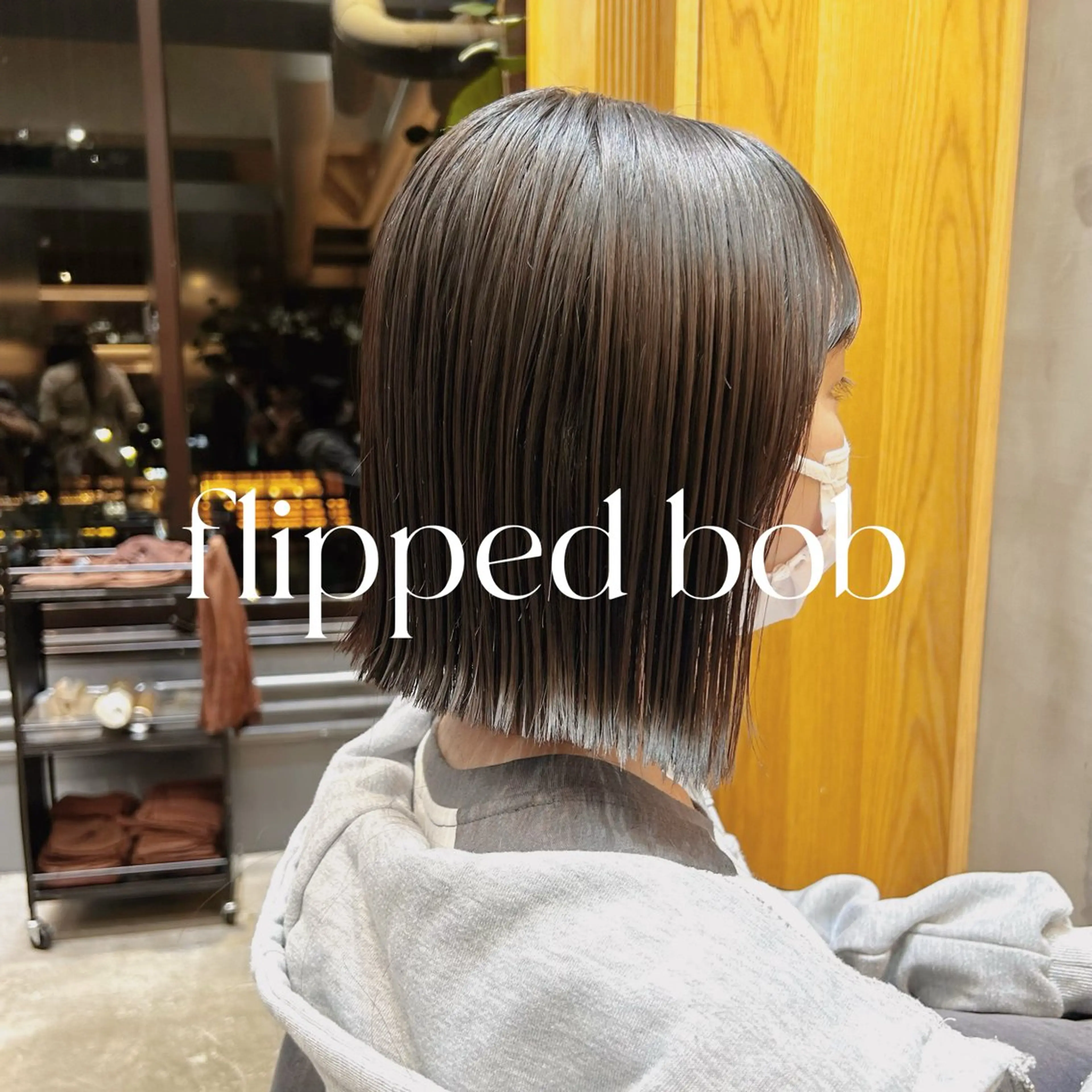 ショート 似合わせレイヤー・ボ ブ タナカ レイヤのヘアスタイル