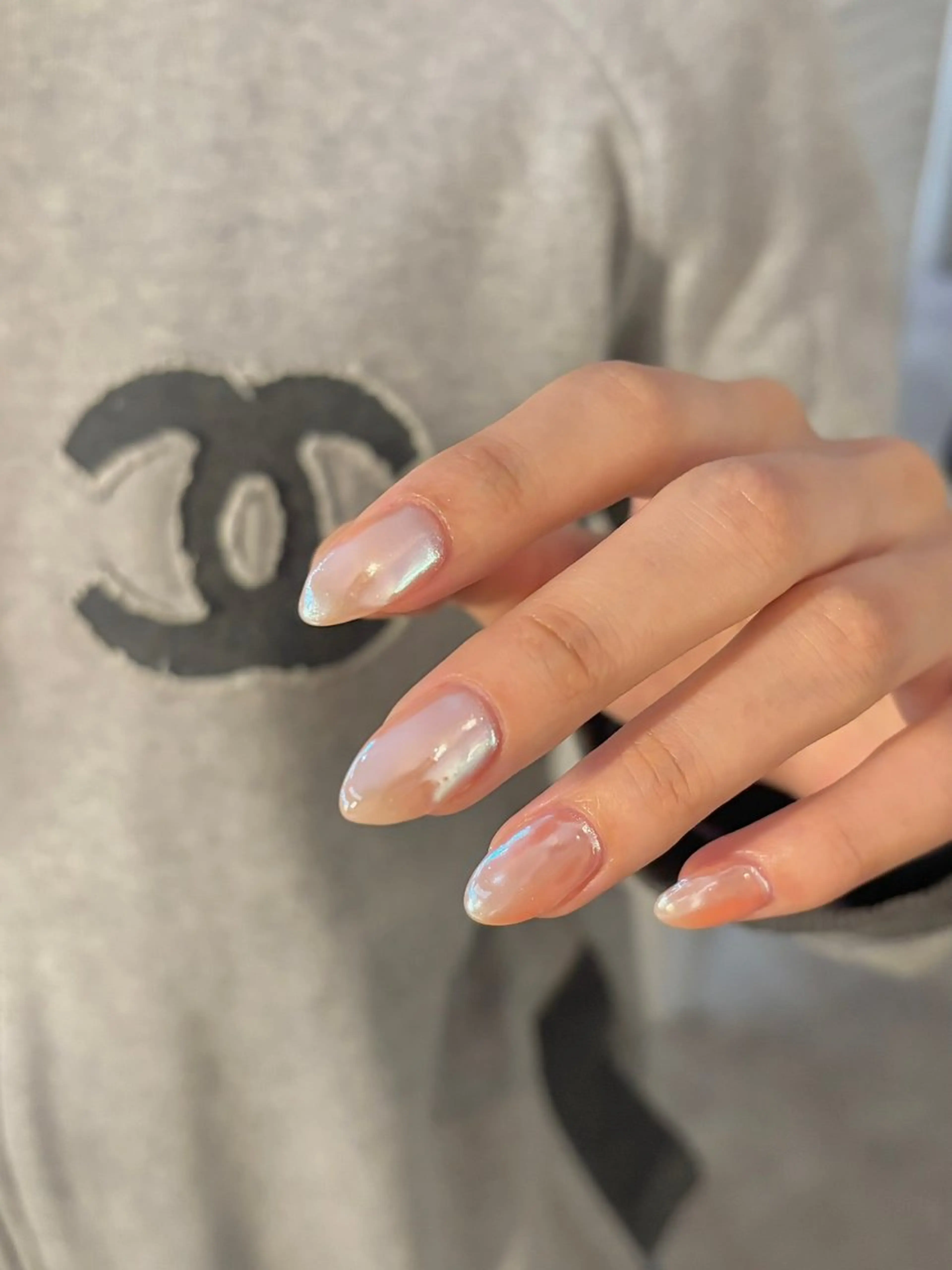 ネイル 韓国ネイル ミラーネイル ハンドネイル nail salon Soiréeのネイルデザイン