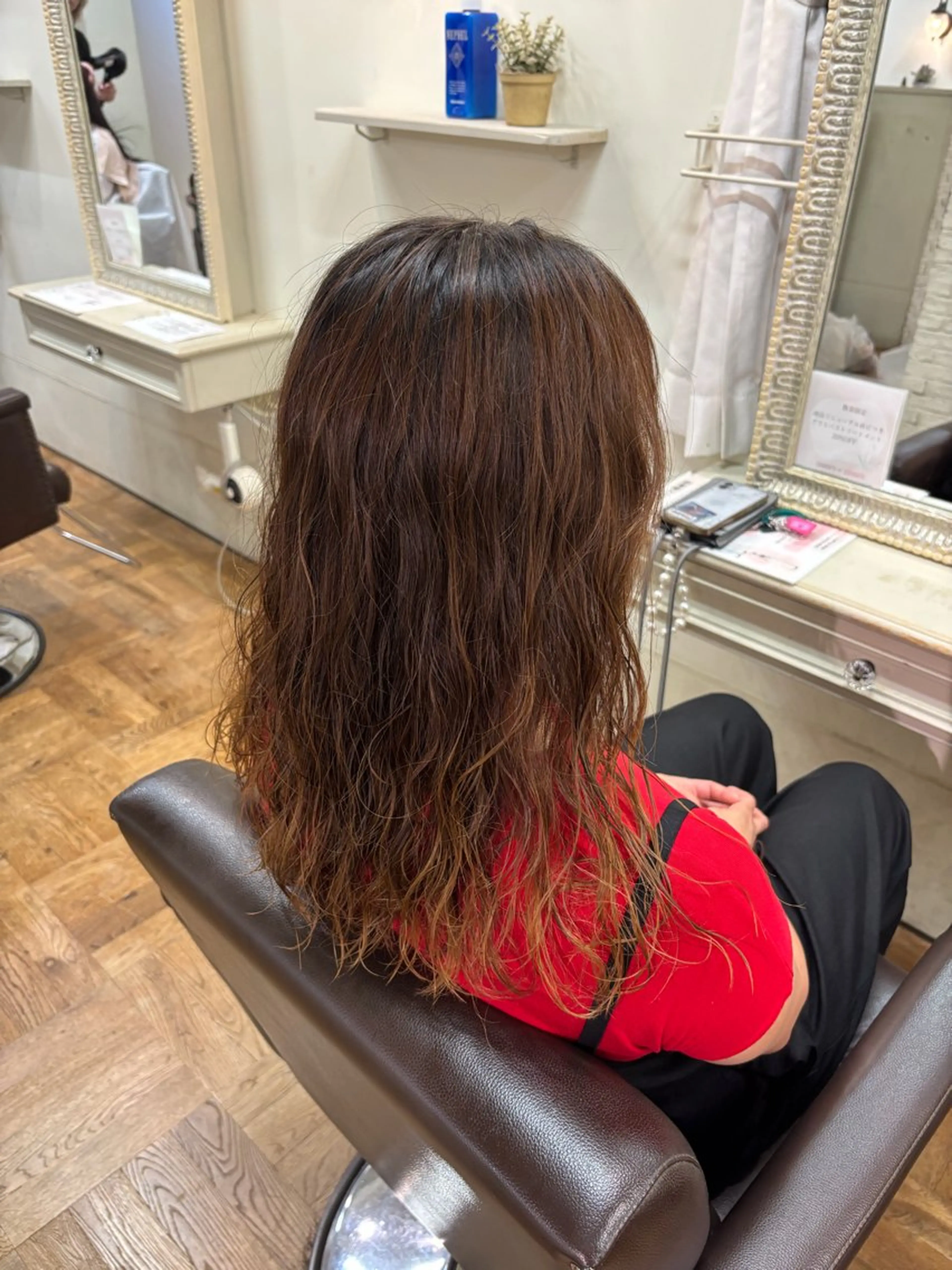 セミロング 古川 心のヘアスタイル