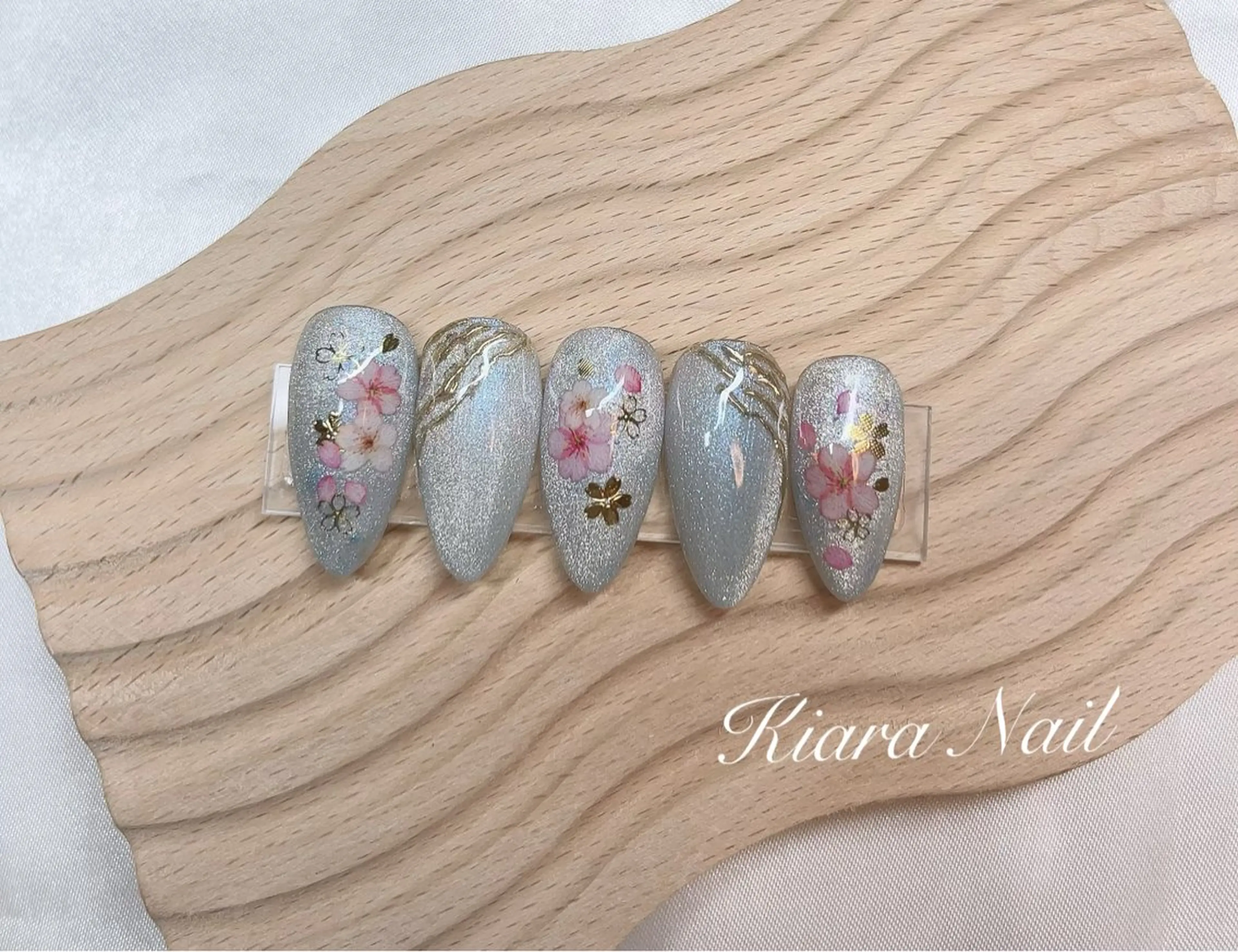 ネイル 春ネイル ハンドネイル 🍭Kiara Nail🍭のネイルデザイン