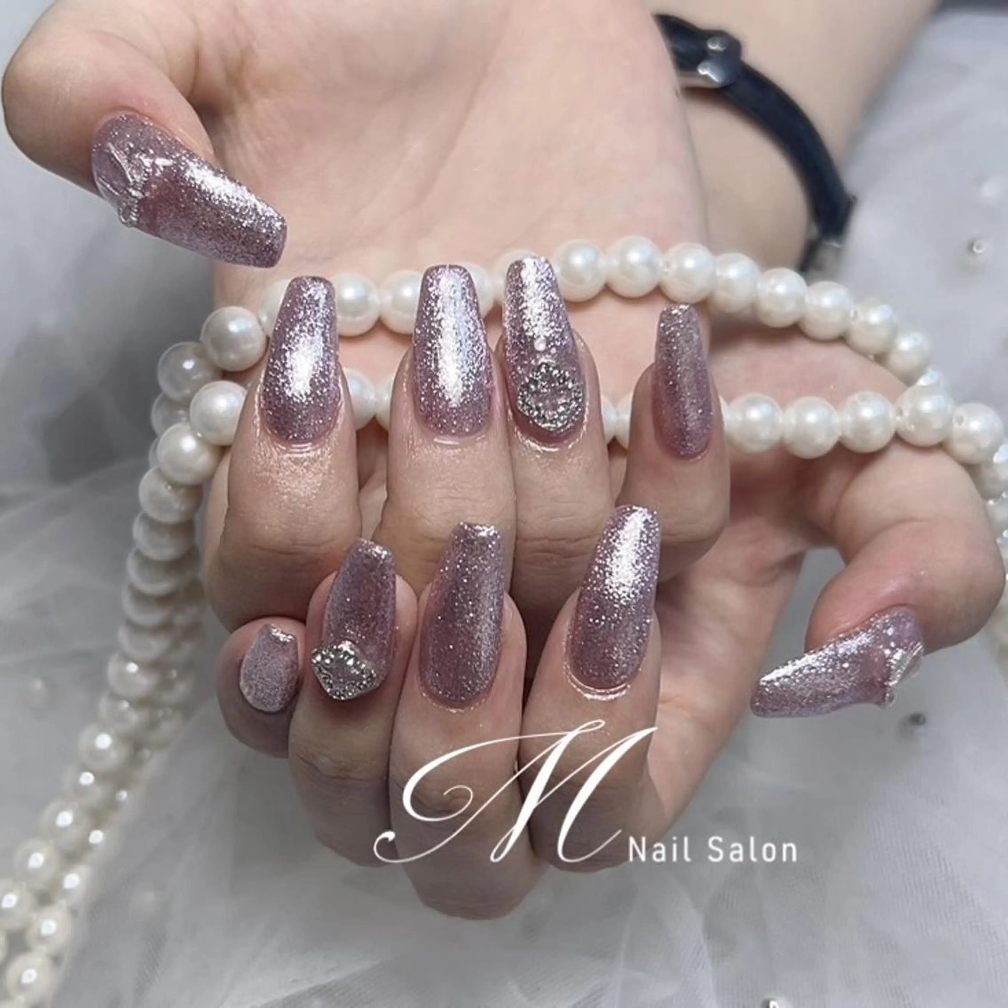 ネイル M✨ワンホン風ネイル パラジェル取扱🦋ニのネイルデザイン