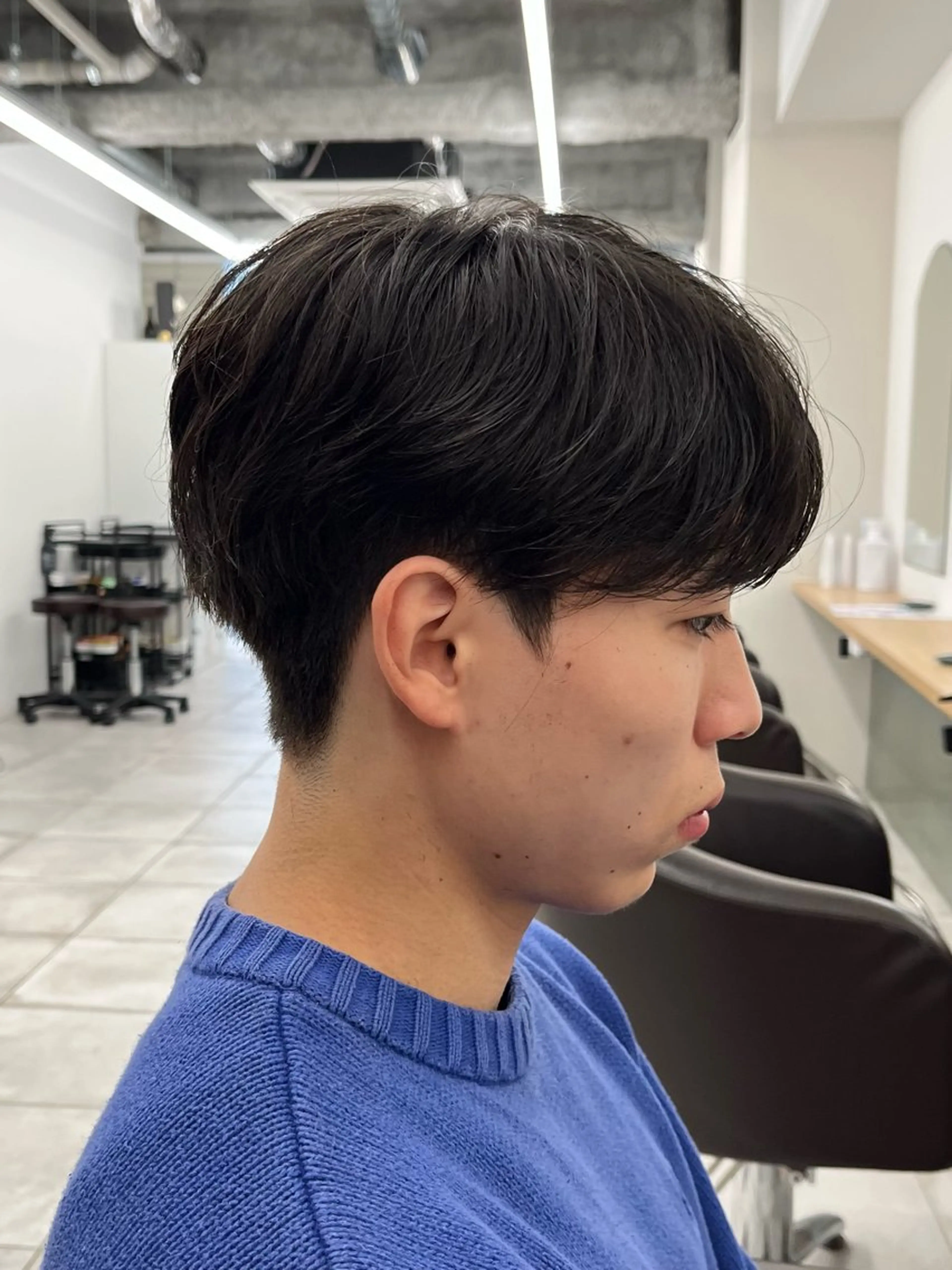 ショート パーマ メンズ 🏆メンズヘア特化 🥇代表りんぺーのヘアスタイル