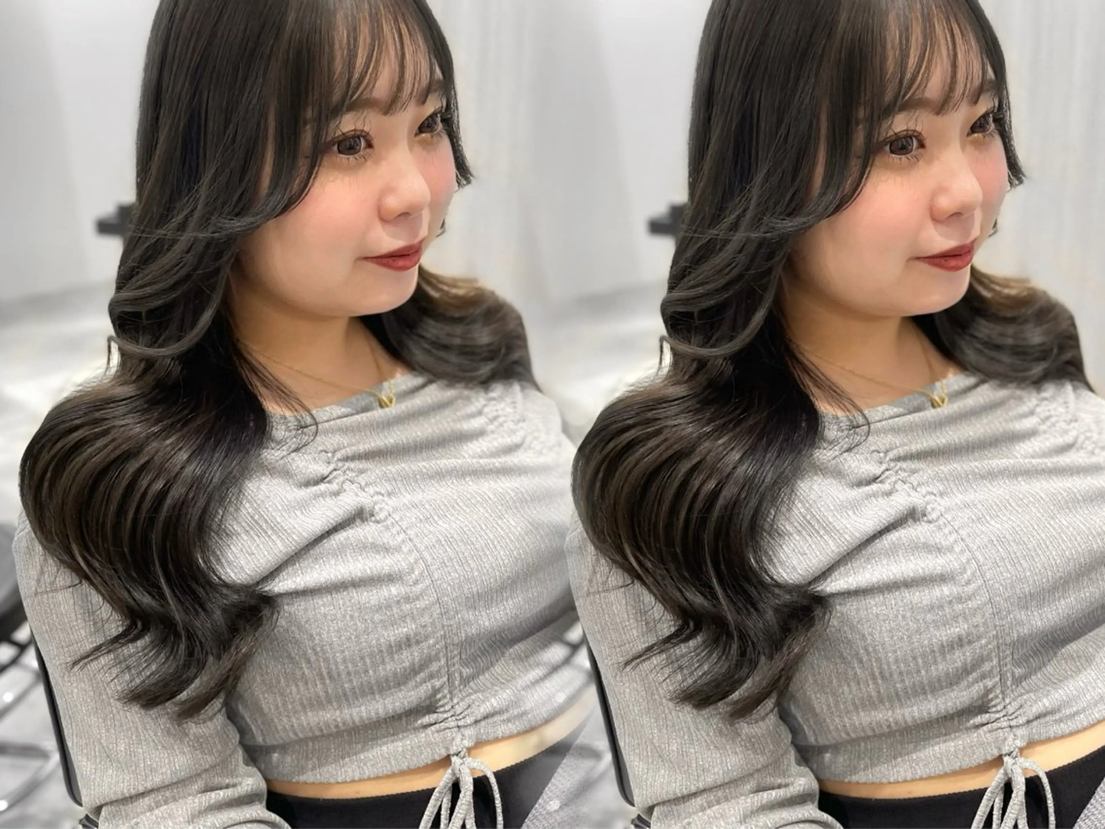 セミロング erina🍑新宿/ 艶カラー/レイヤーのヘアスタイル