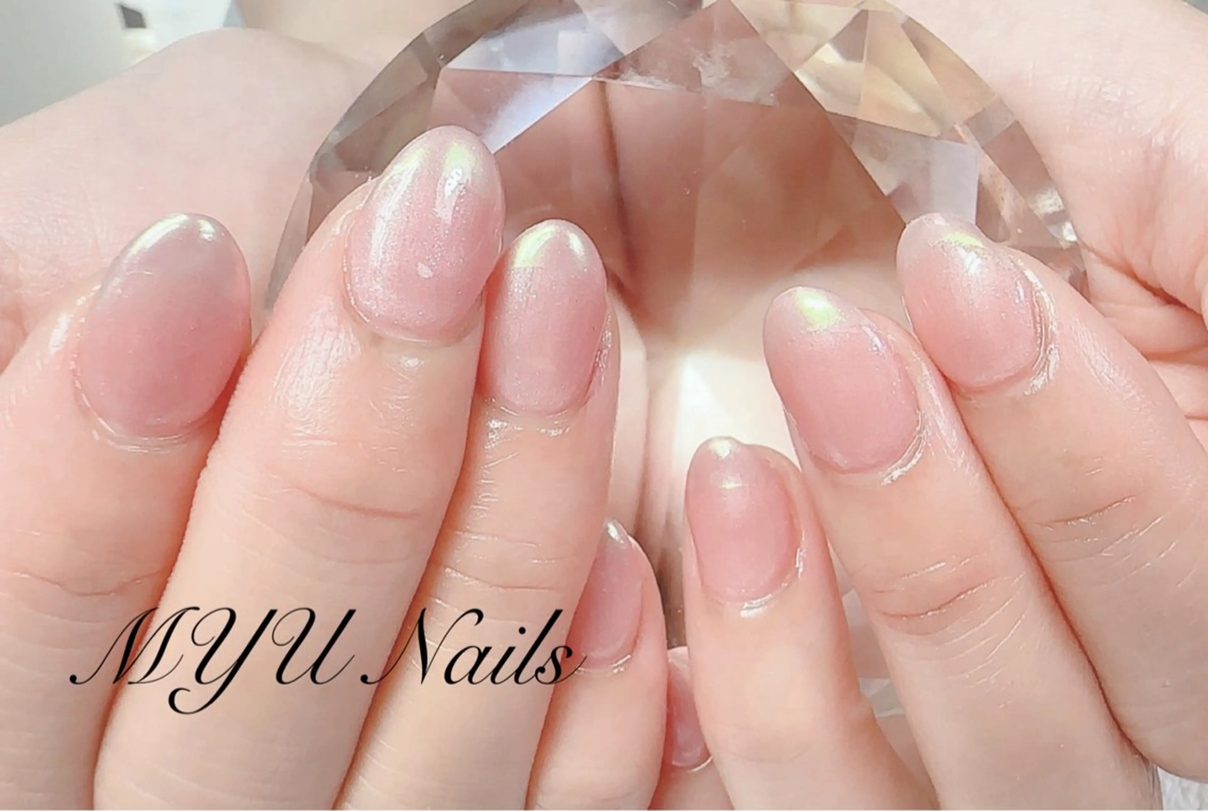 ネイル ジェルネイル 持ち込み パラジェル MYU Nails所属・ニュアンスネイル🌈 MYU Nailsのネイルデザイン