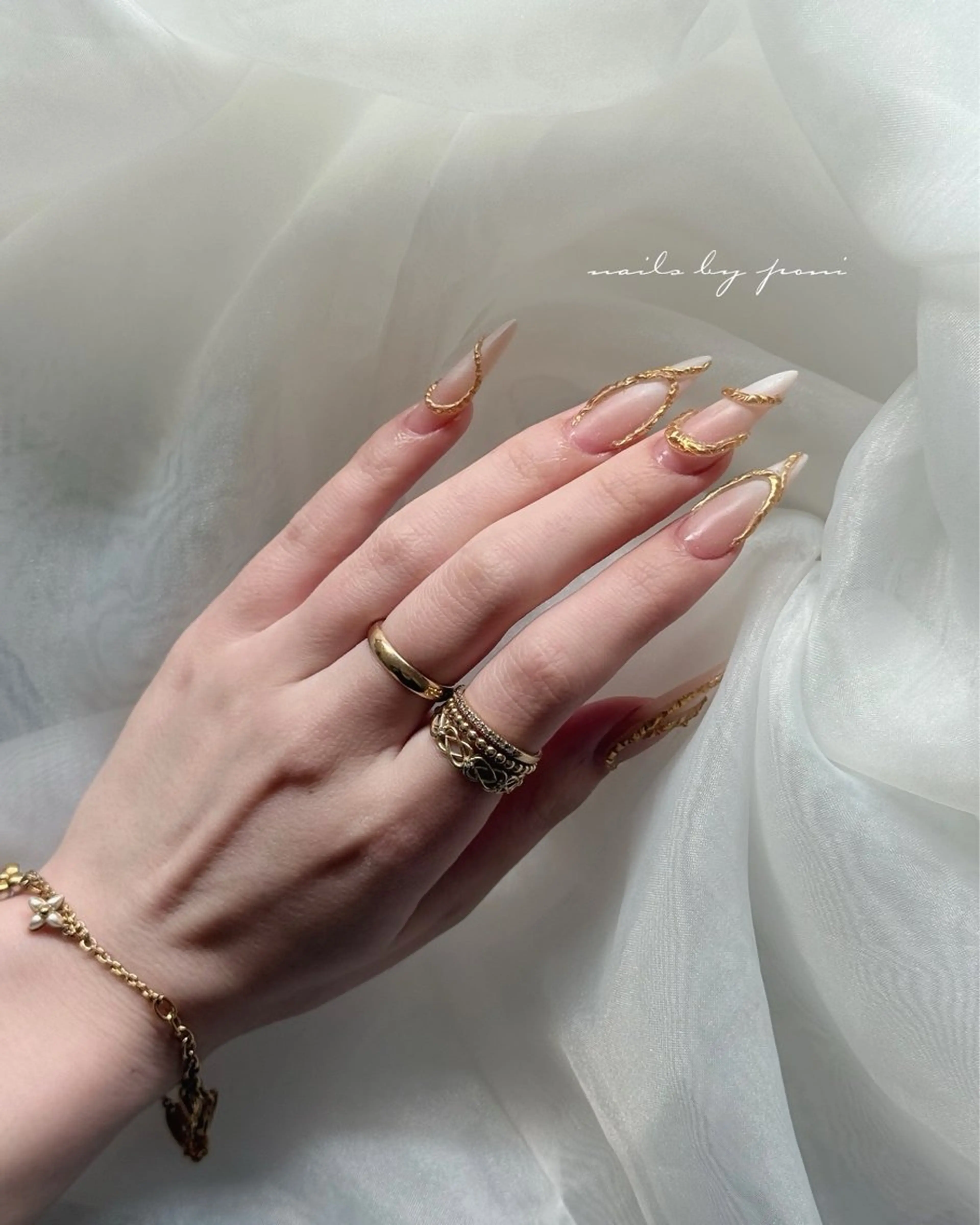 ネイル ハンドネイル NEW MOON takahoのネイルデザイン