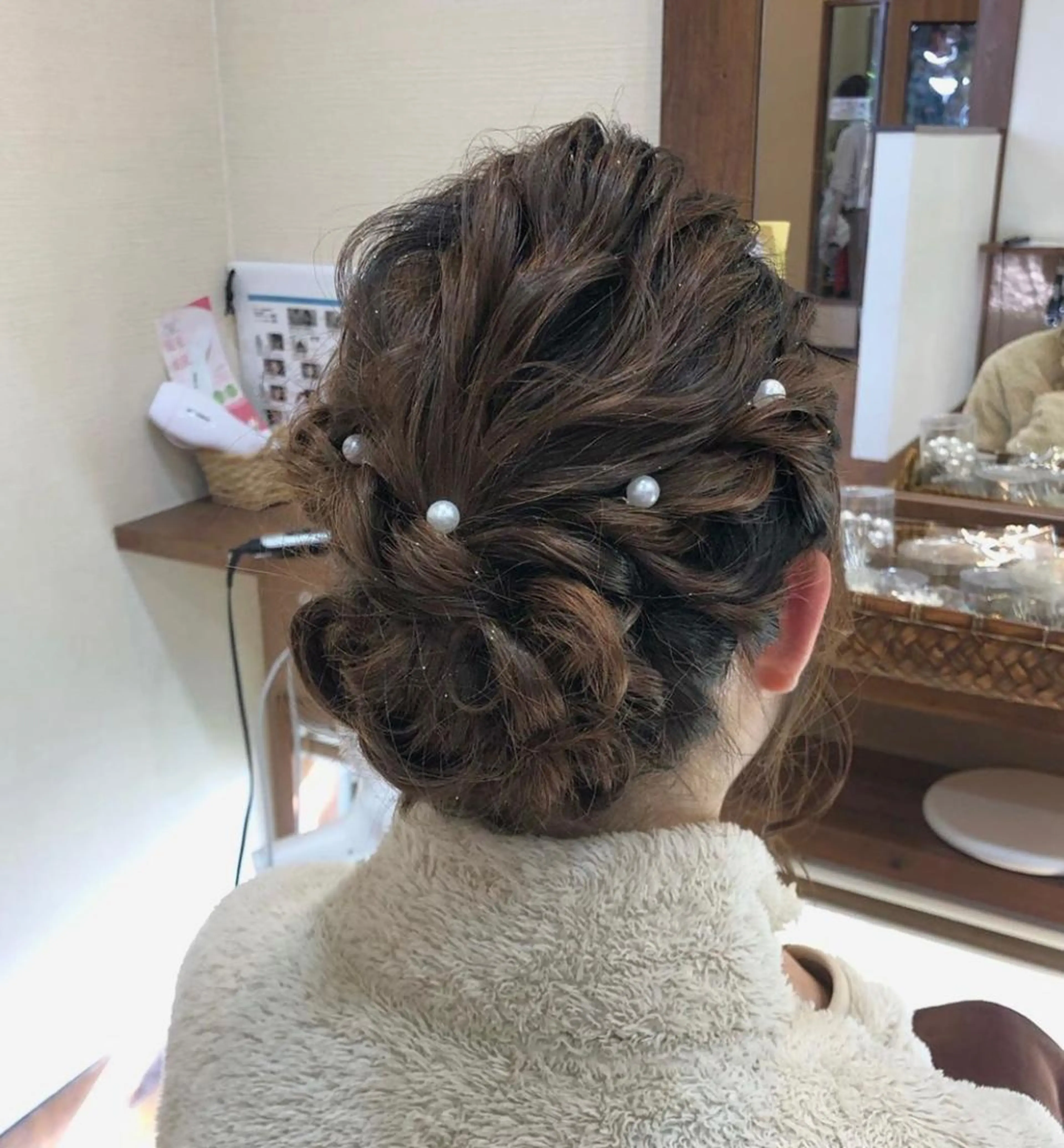 ロング カラー パーマ ヘアアレンジ キッズ ネイル マツエク・マツパ hair  mode RITZ所属・★ 里奈★のヘアスタイル