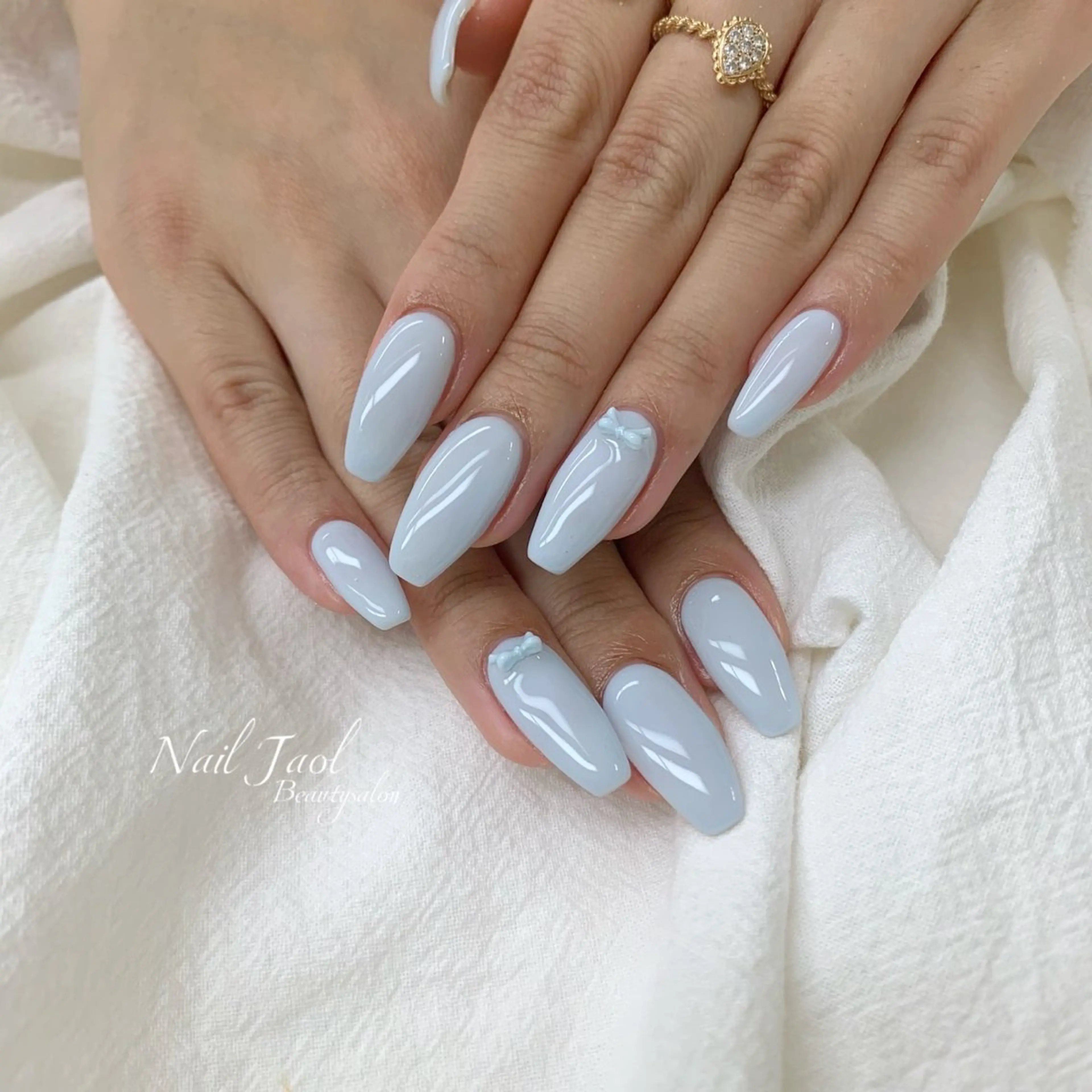 ロング 韓国風ヘア ハンドネイル nail jaol池袋店所属・ネイルJaol 池袋のネイルデザイン