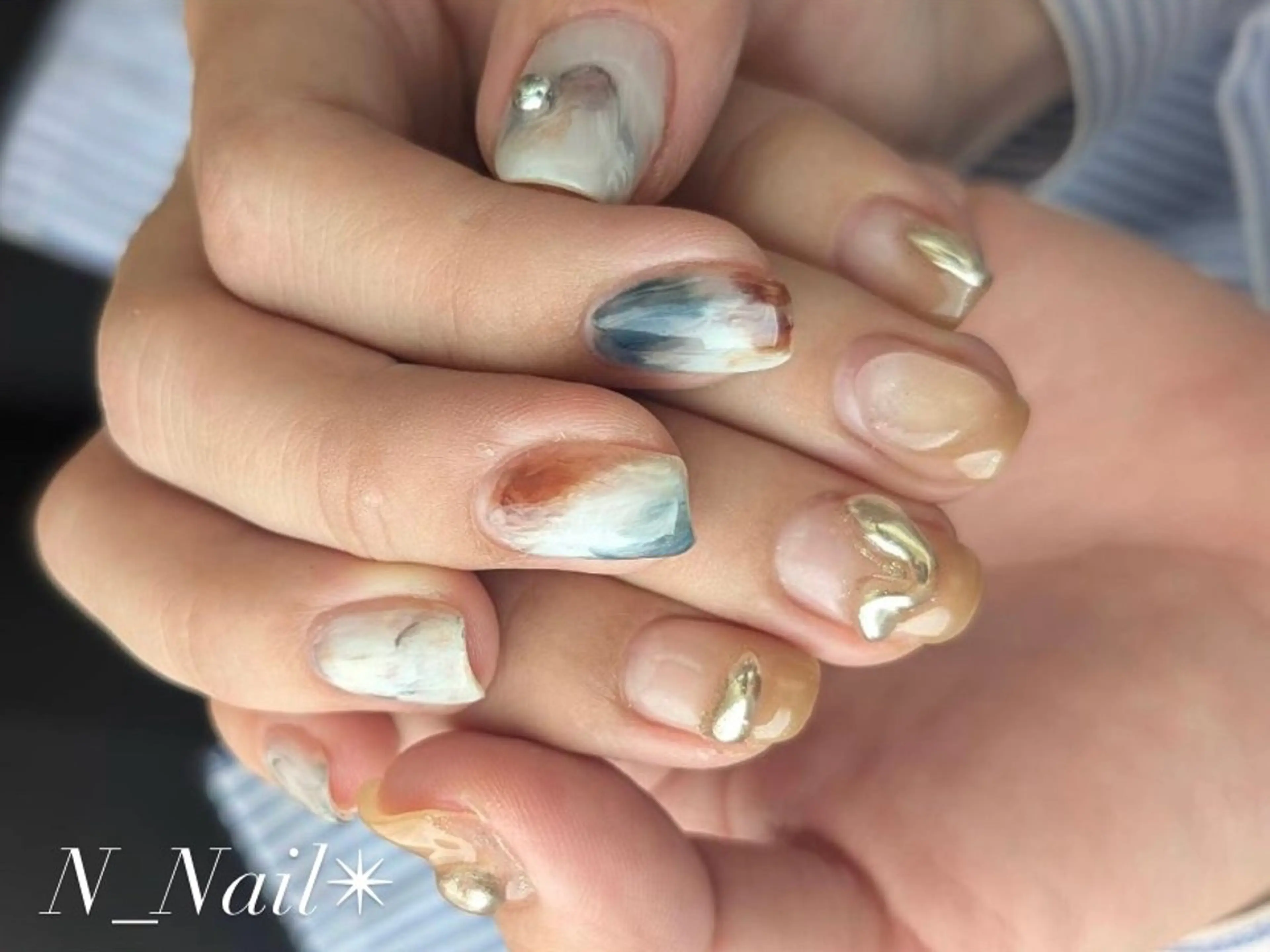 ミディアム ハンドネイル Mikami Nanaのネイルデザイン