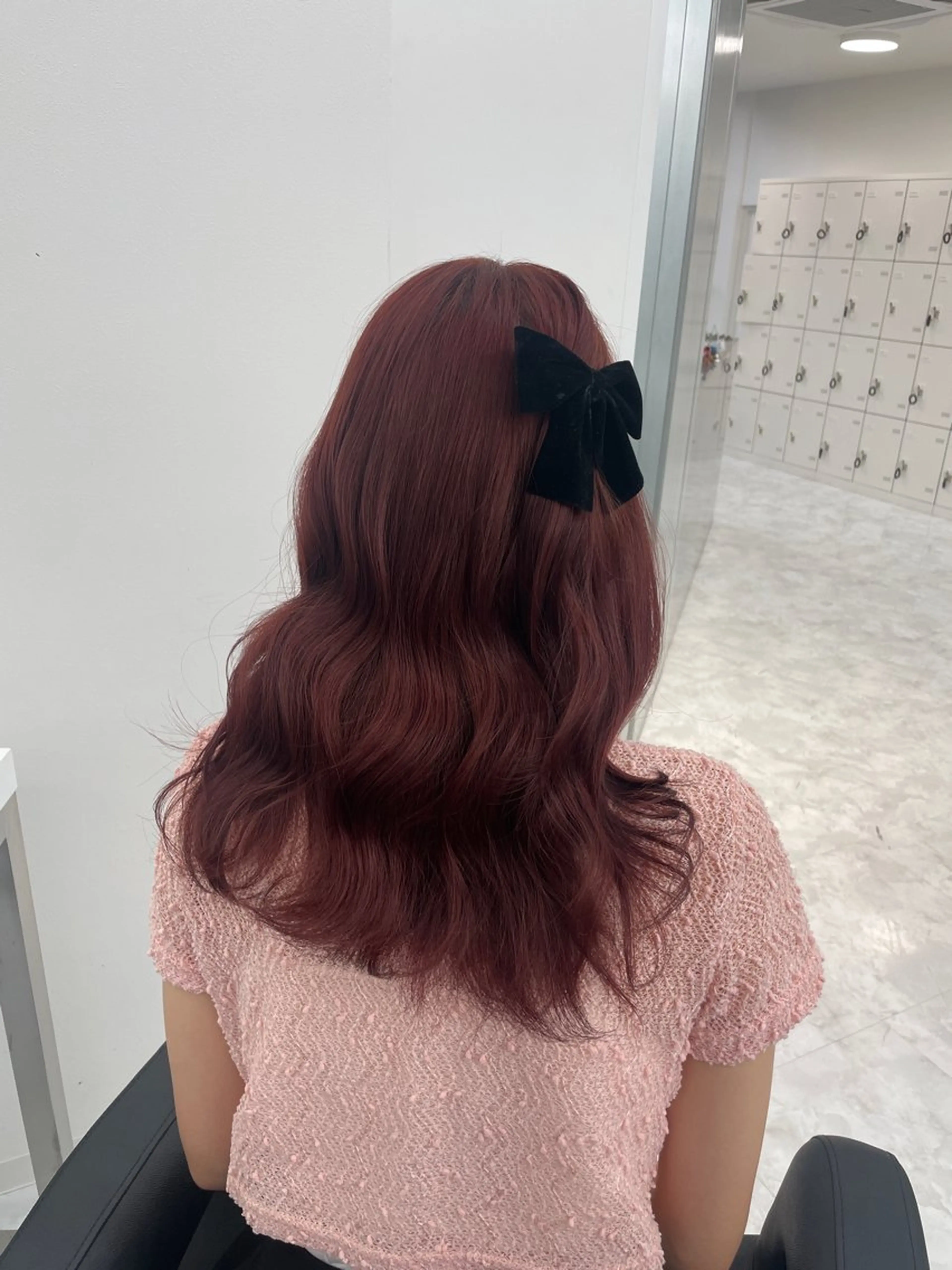 ミディアム ヘアカラー MOE 福岡韓国ヘア✧︎のヘアスタイル