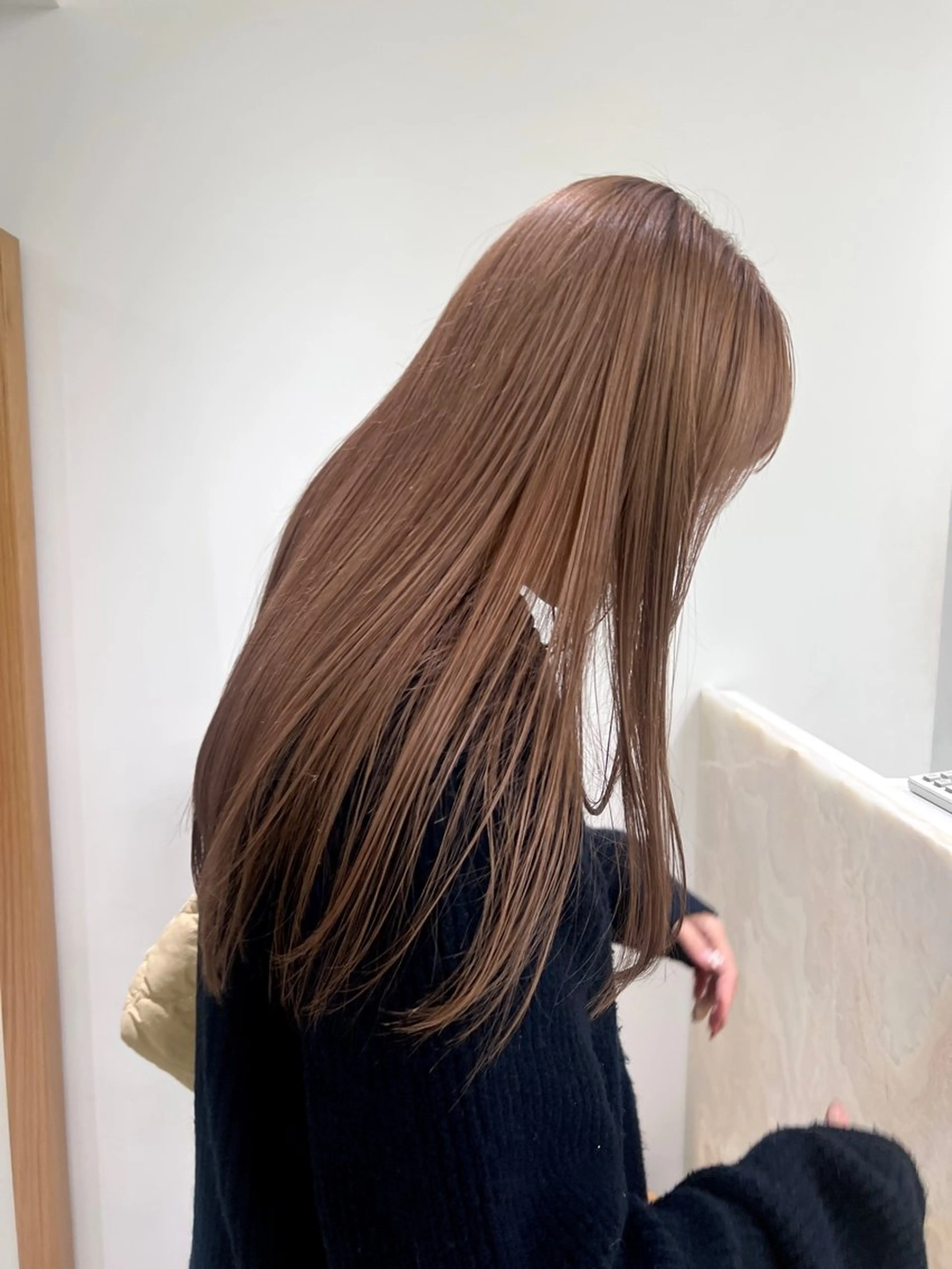 ロング カラー ヘアカラー ブリーチなしカラー/ レイヤー/ASARIのヘアスタイル