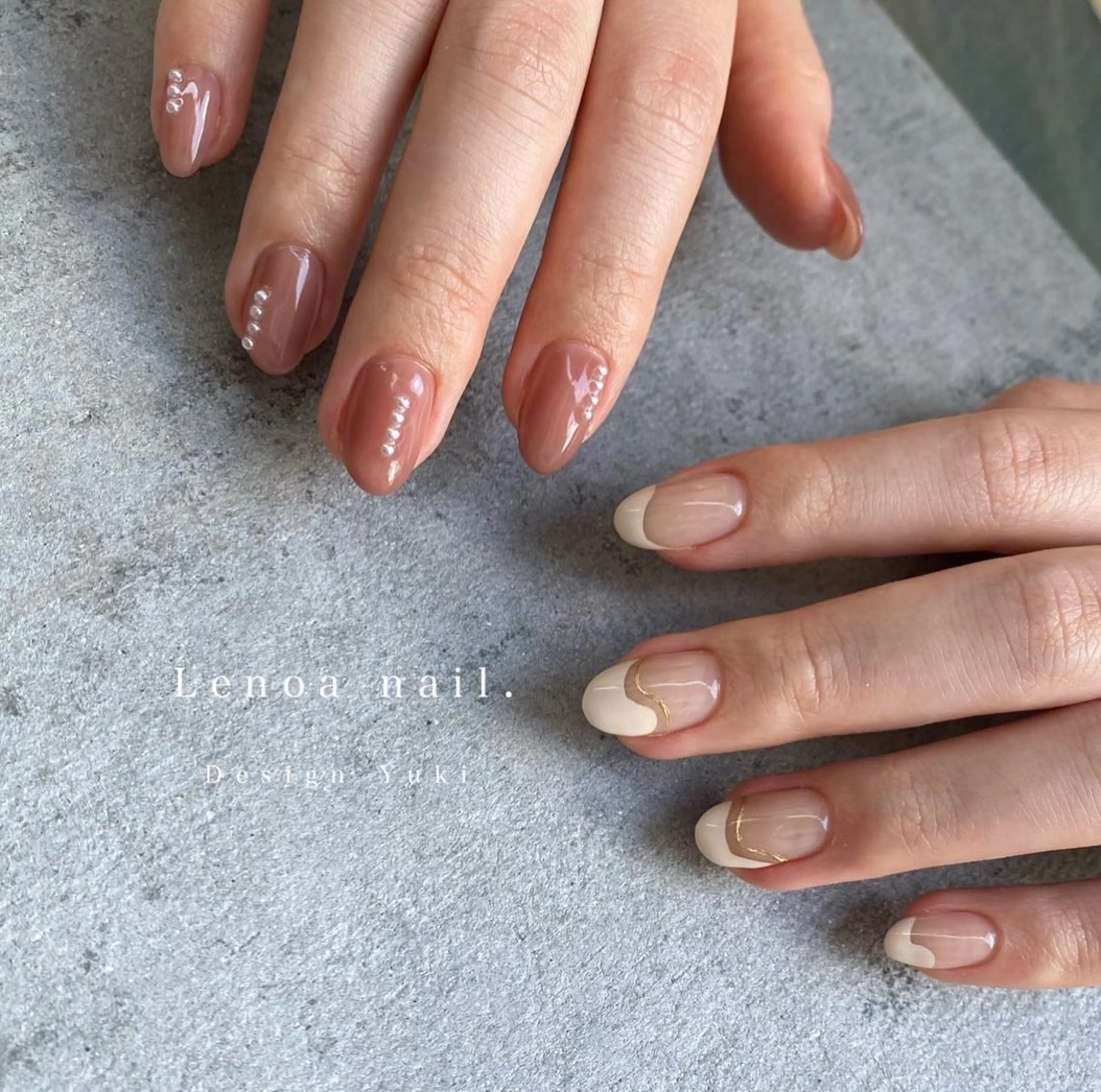 ネイル ハンドネイル Lenoa Yukiのネイルデザイン