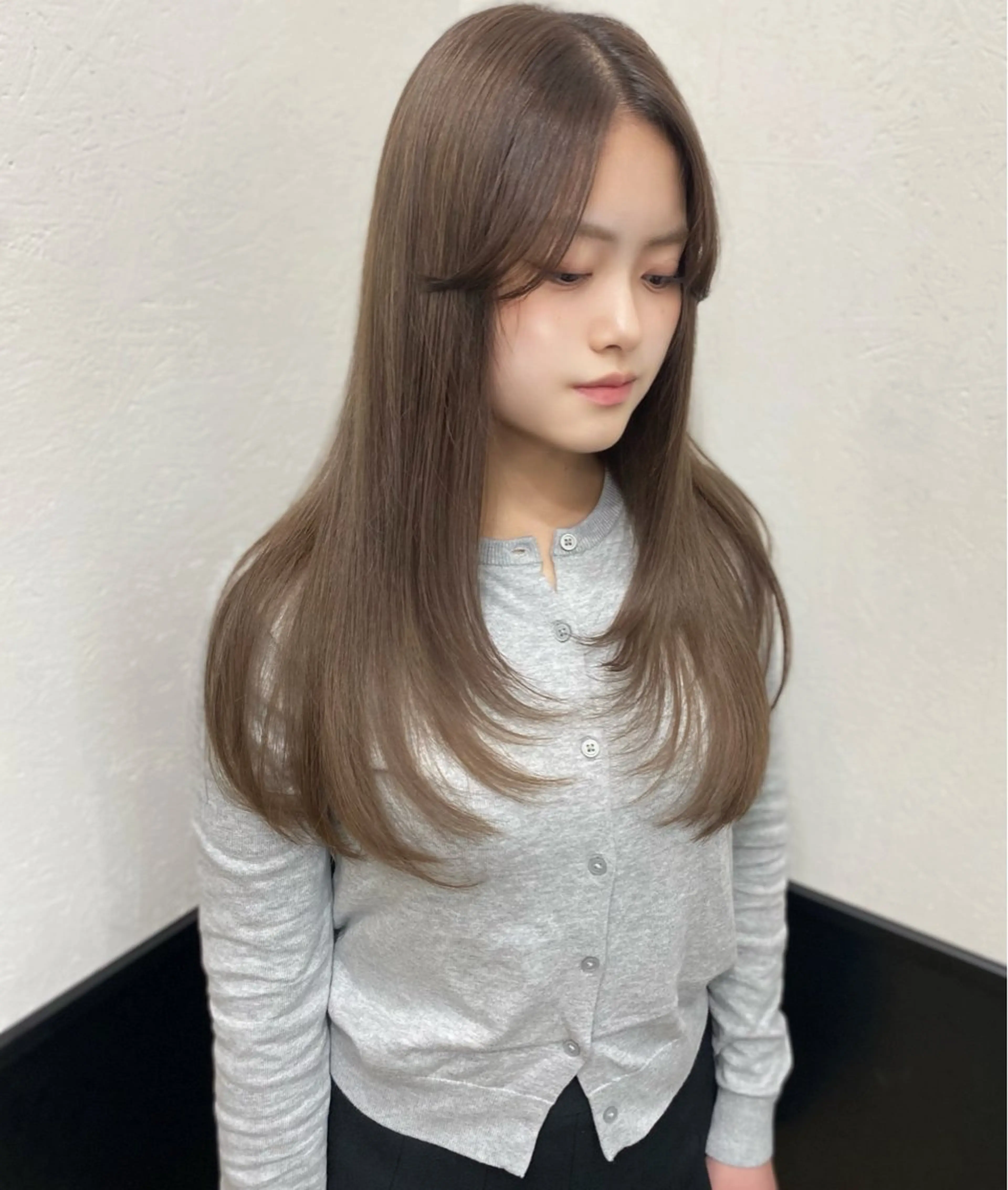 ロング カラー 渋谷🖤 艶髪🖤透明感カラーのヘアスタイル