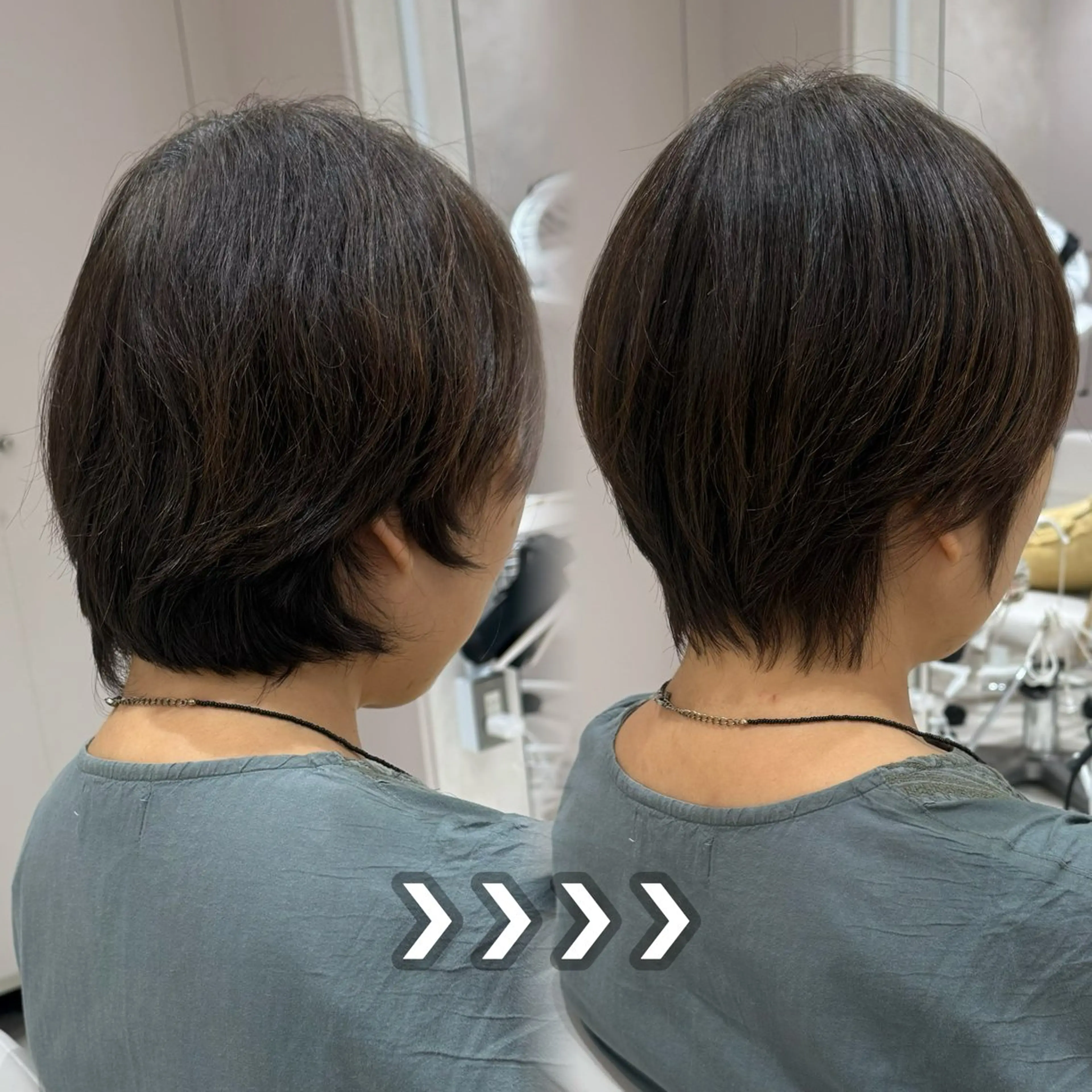 ショート 内田 志乃のヘアスタイル