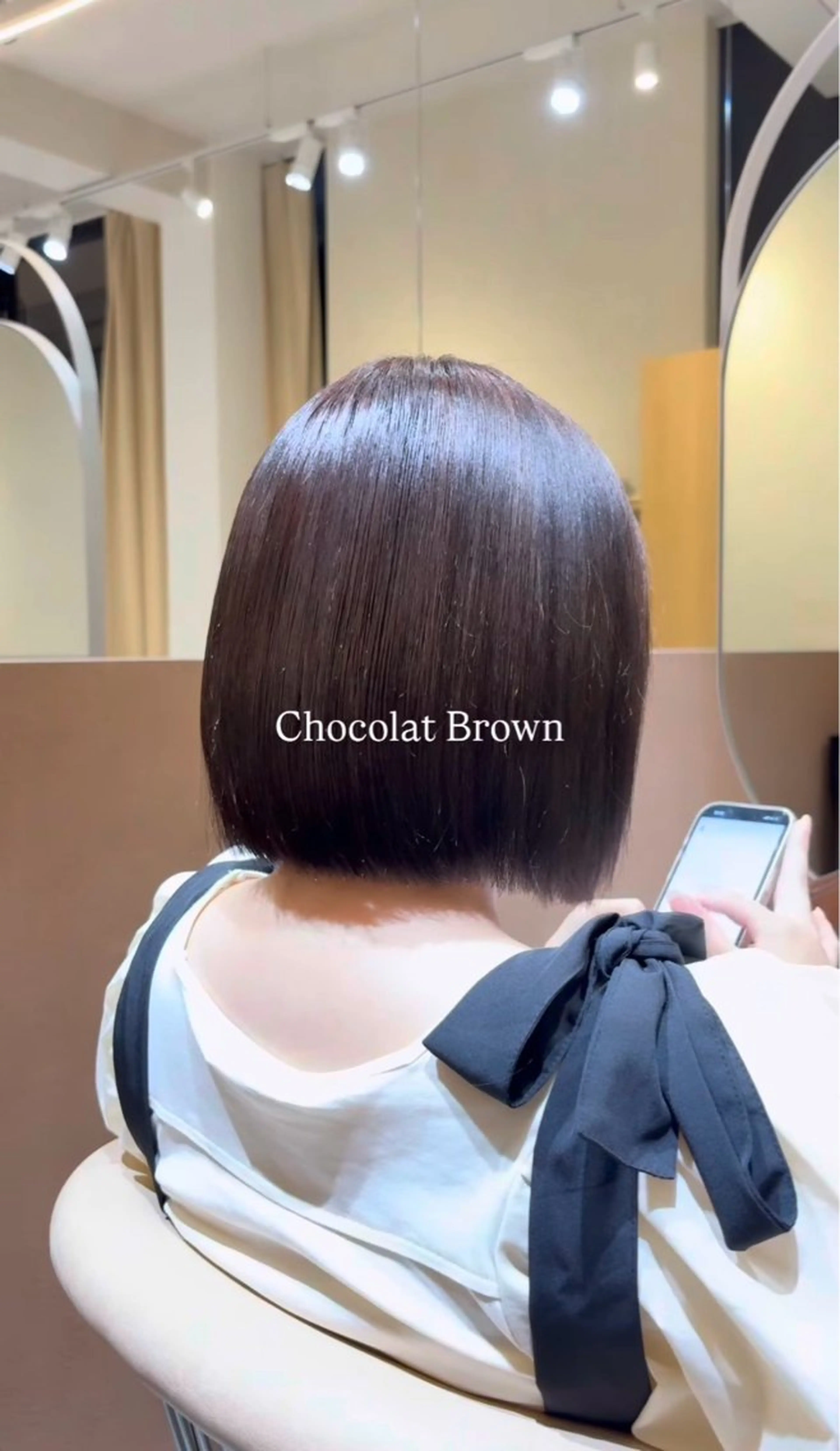 ミディアム チョコレートブラウン 坂本 龍亮のヘアスタイル