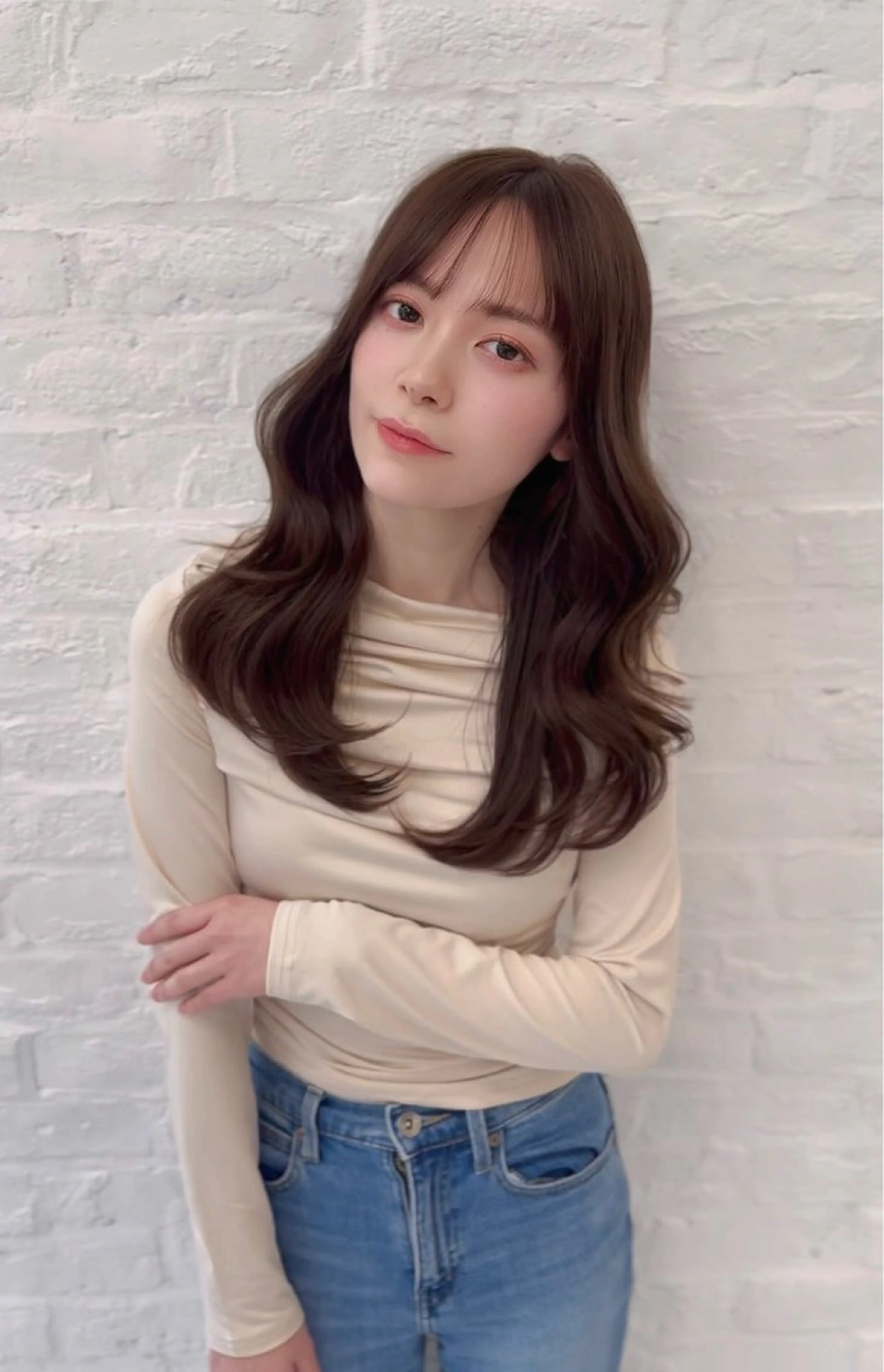 セミロング カラー ヘアアレンジ 前髪顔まわりカット 🌈中村海聖のヘアスタイル