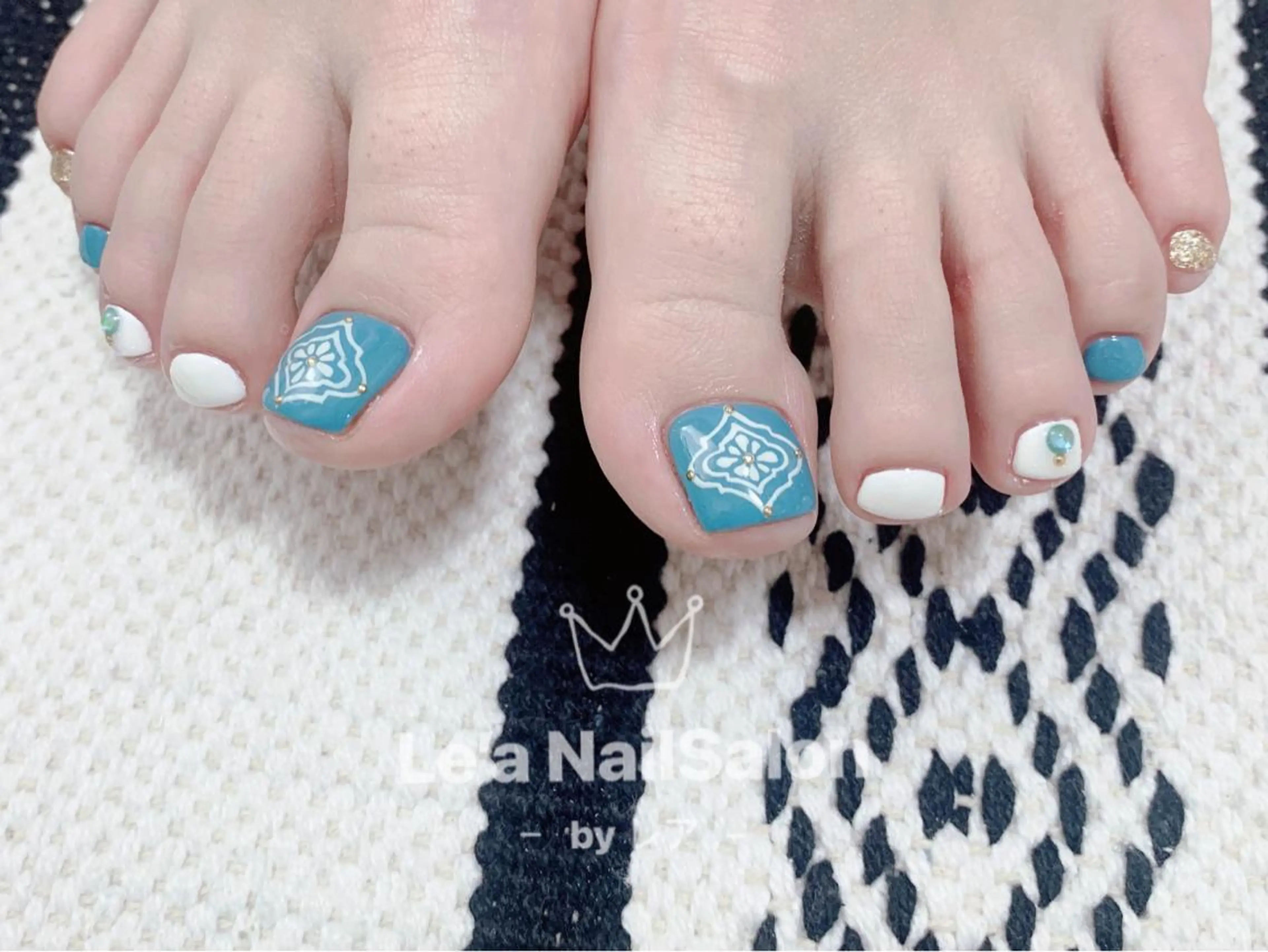 ショート カラー ネイル Le’a NailSalonのネイルデザイン