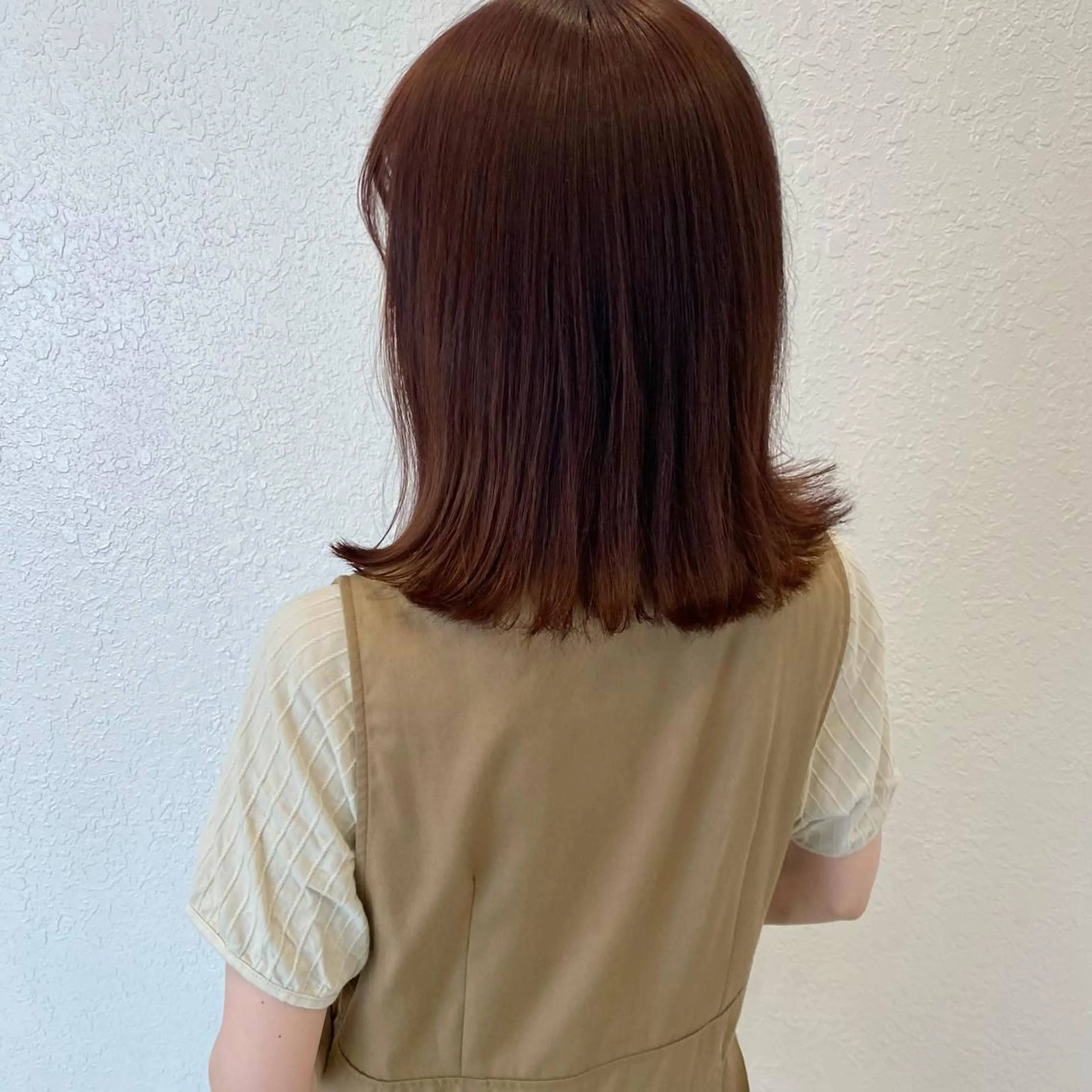 ミディアム Okamura Chisatoのヘアスタイル