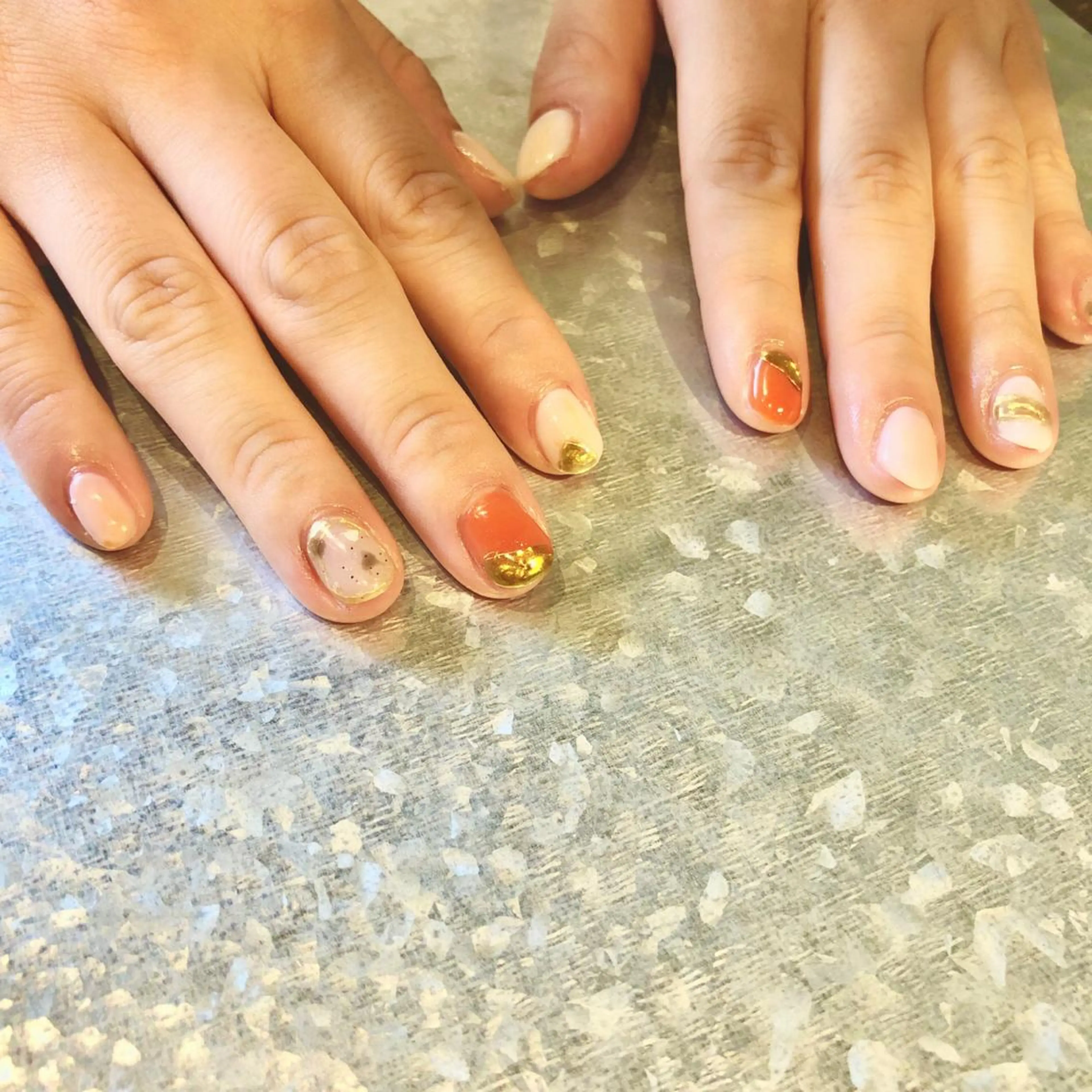 ネイル ニュアンスネイル TRAM-nail moriizumiのネイルデザイン