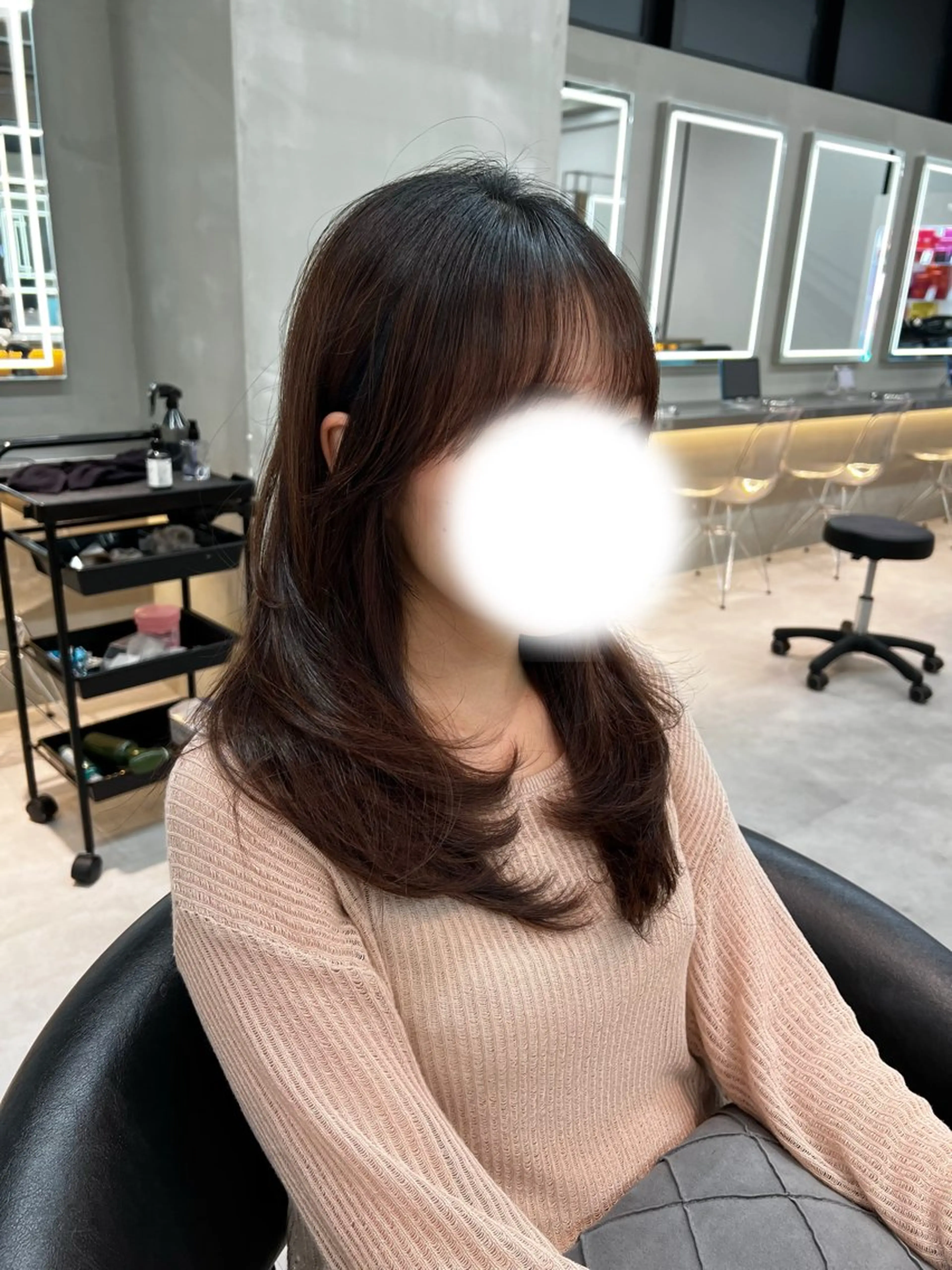 セミロング レイヤーカット 似合わせカラー× ウルフカット/ホマレのヘアスタイル