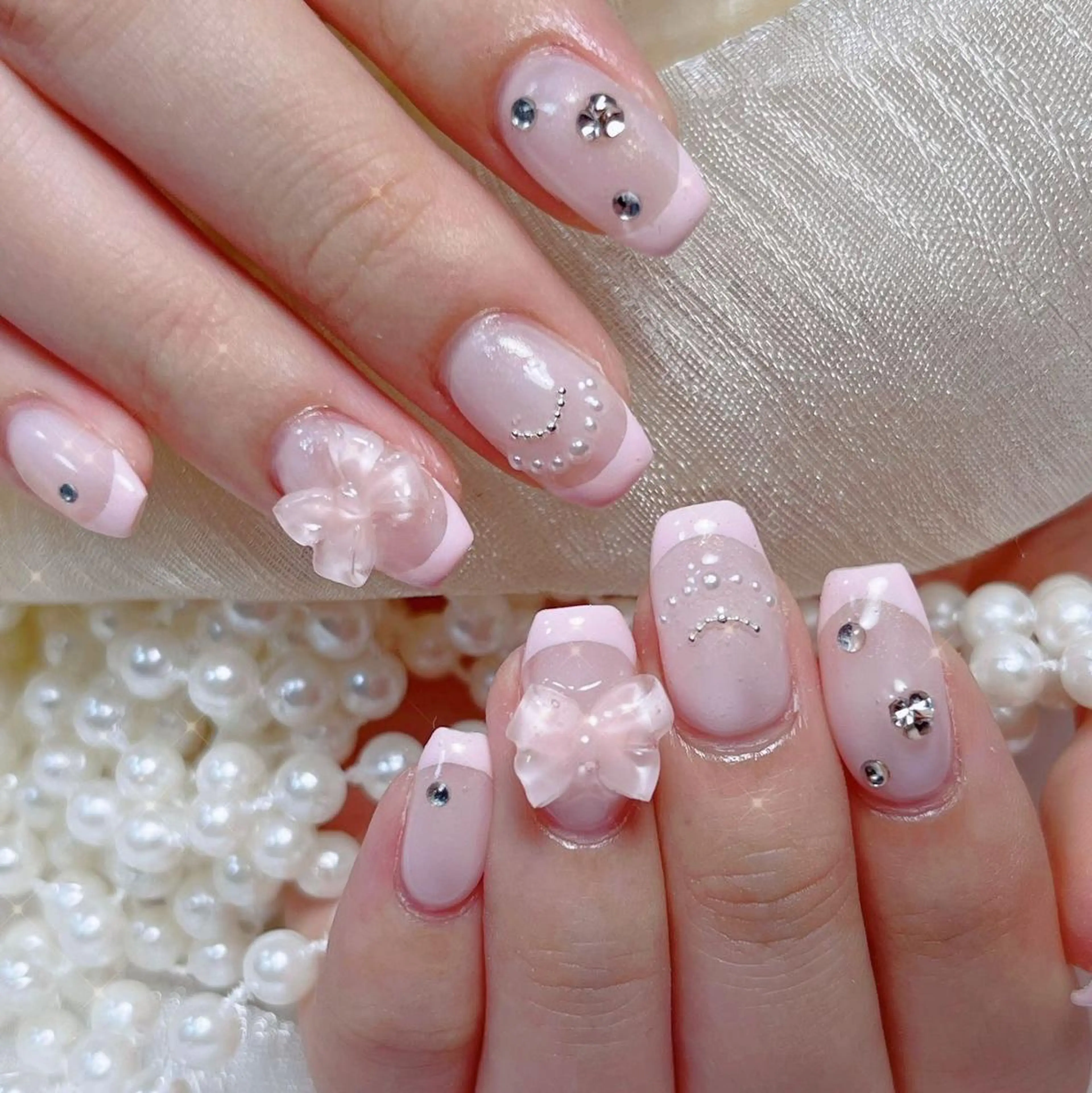 ネイル ハンドネイル 七海🎀 💗のネイルデザイン