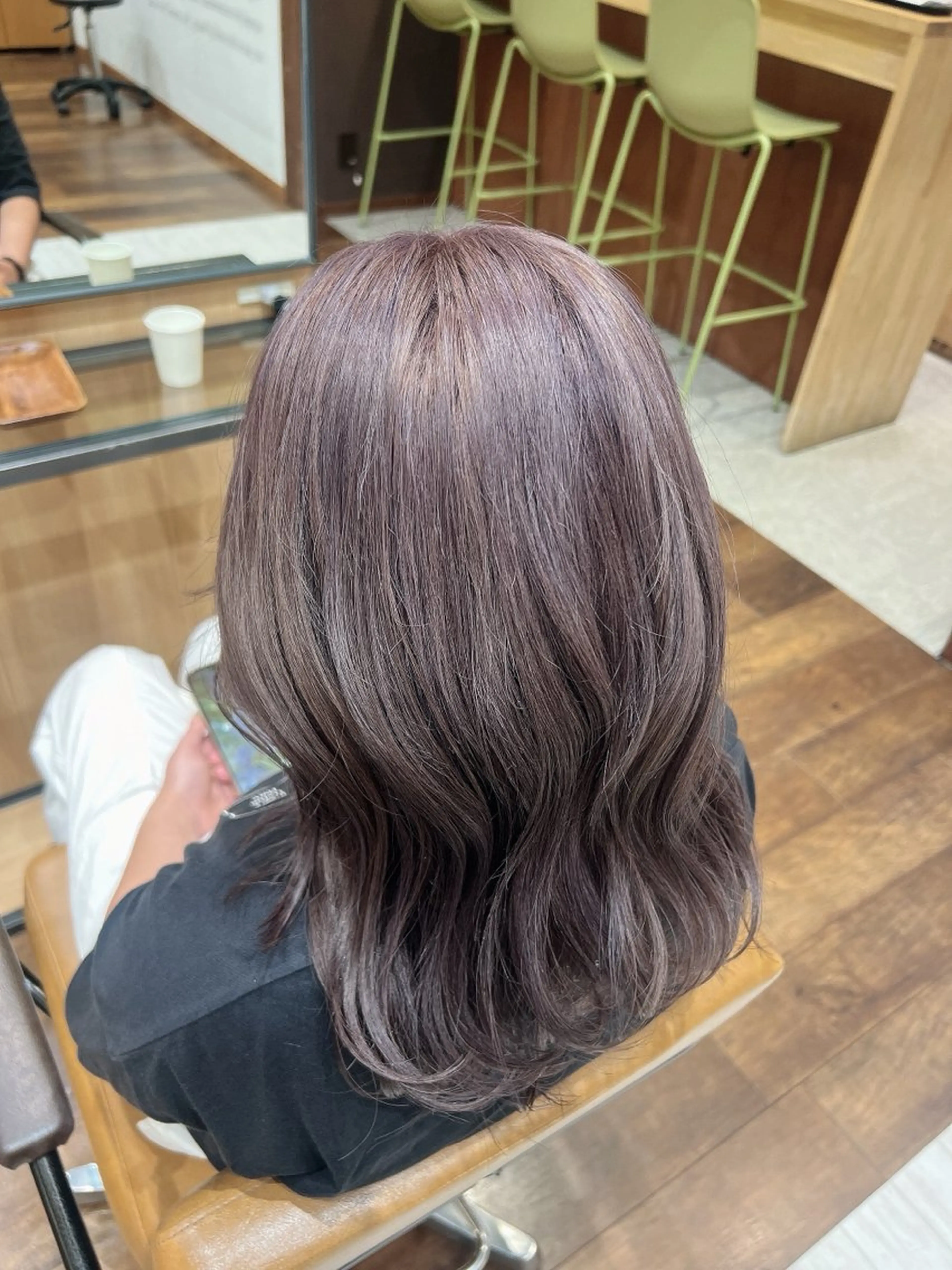 セミロング カラー ラベンダーカラー 🌻井上 マリー🌻のヘアスタイル