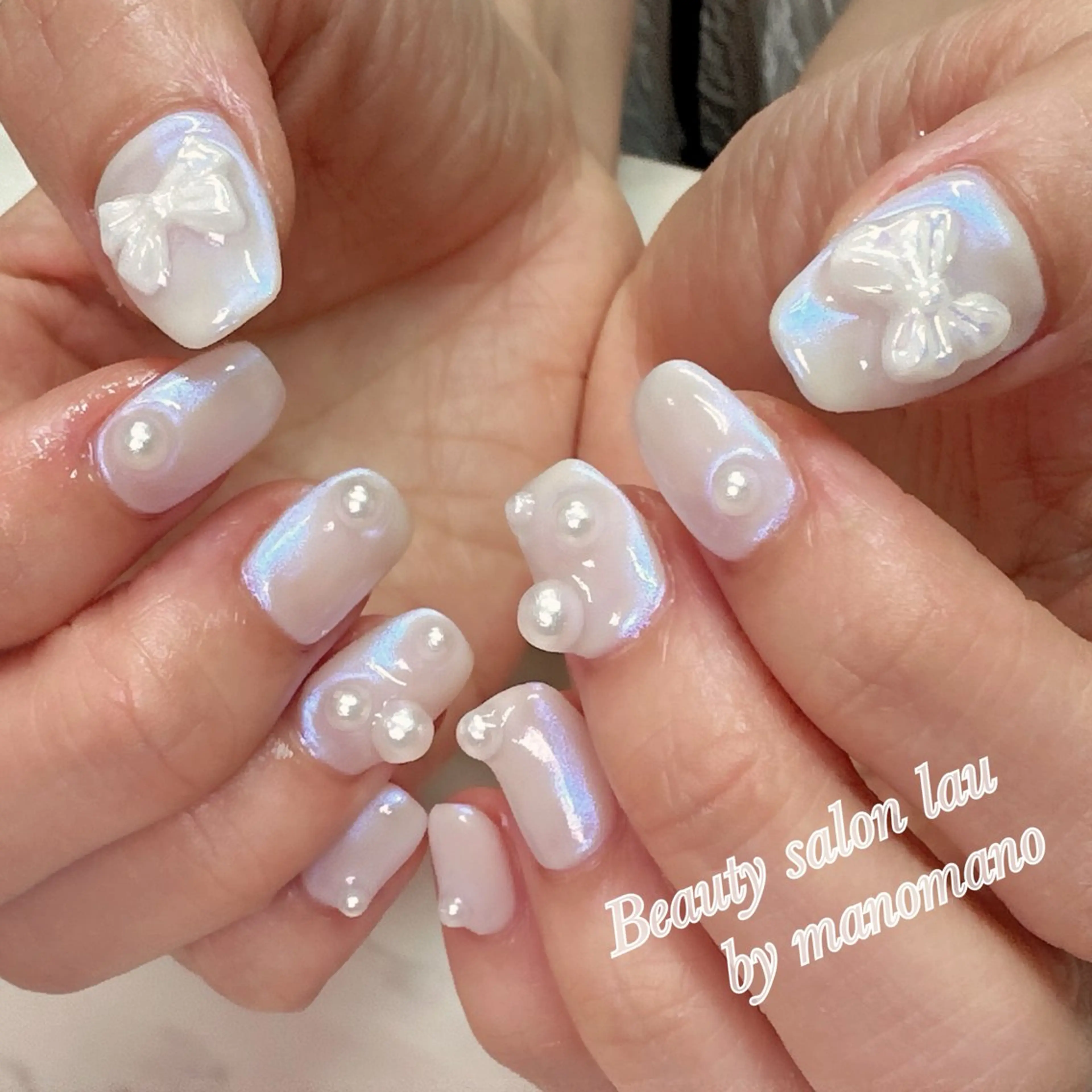 ネイル ハンドネイル ラウバイマノマノ なかざとのネイルデザイン