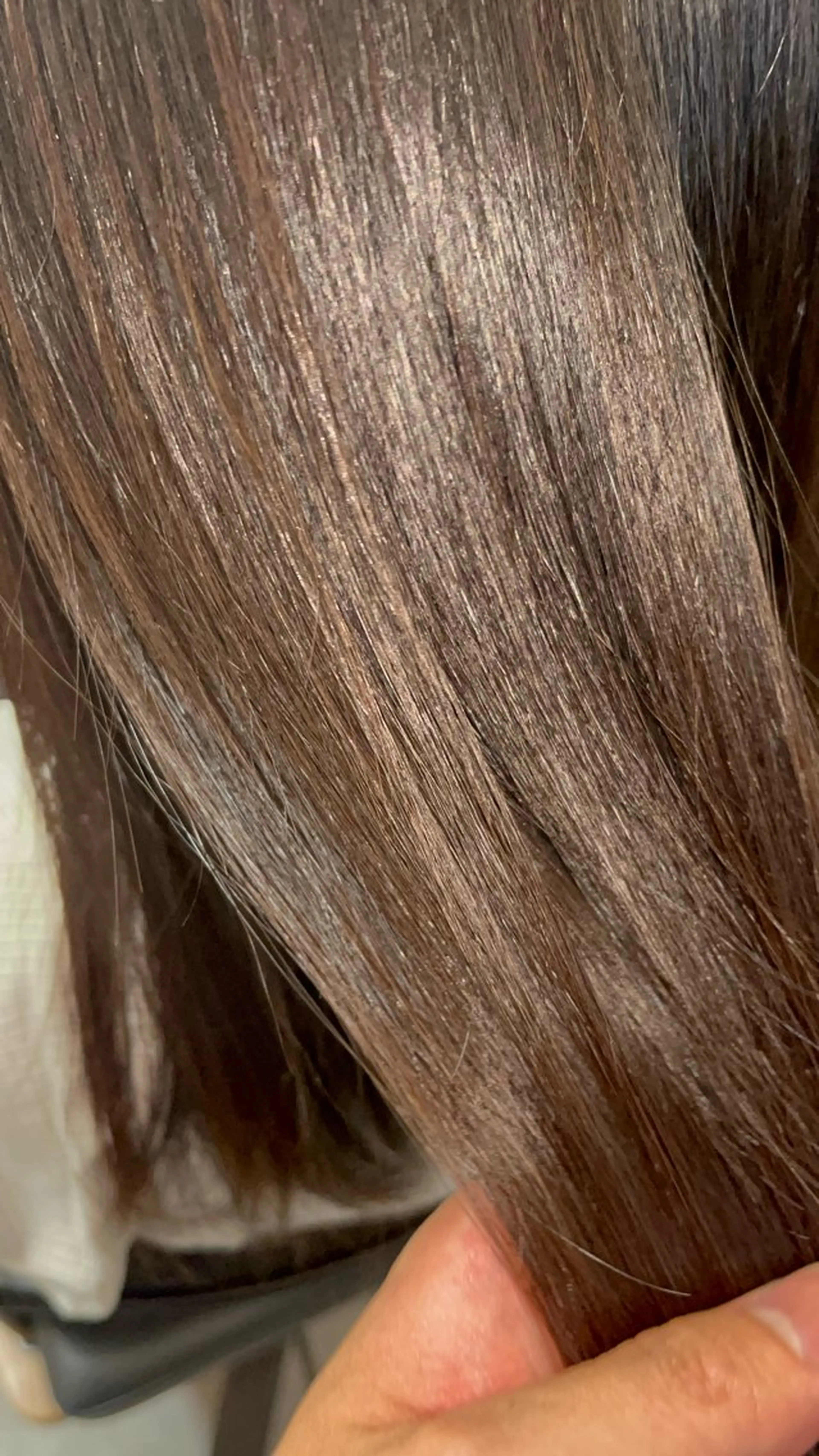 ロング カット ヘアカラー トリートメント 艶髪color💎髪 質改善ストレート大吉のヘアスタイル