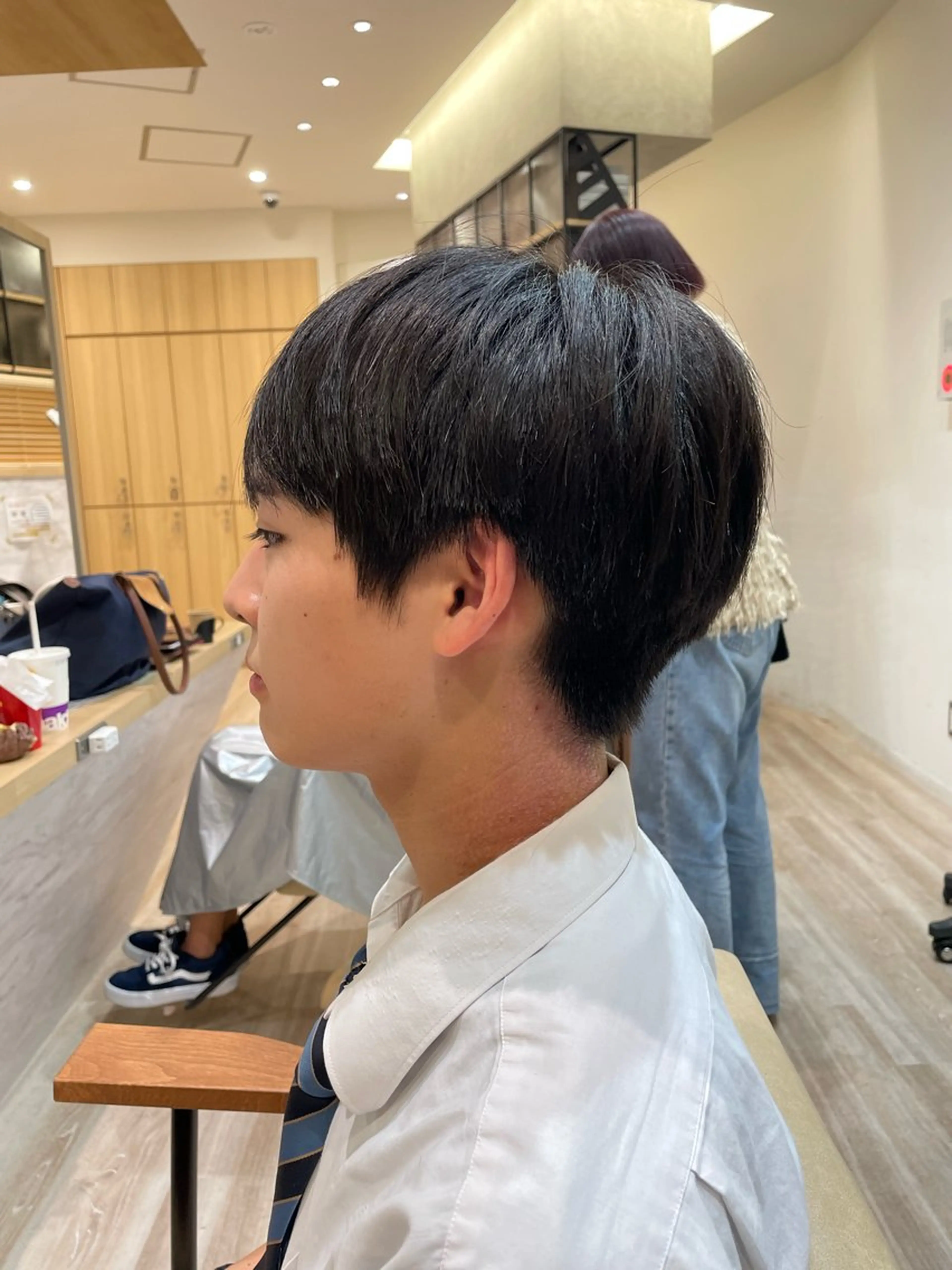 メンズ miwa/ボブパーマ /モードボブのヘアスタイル