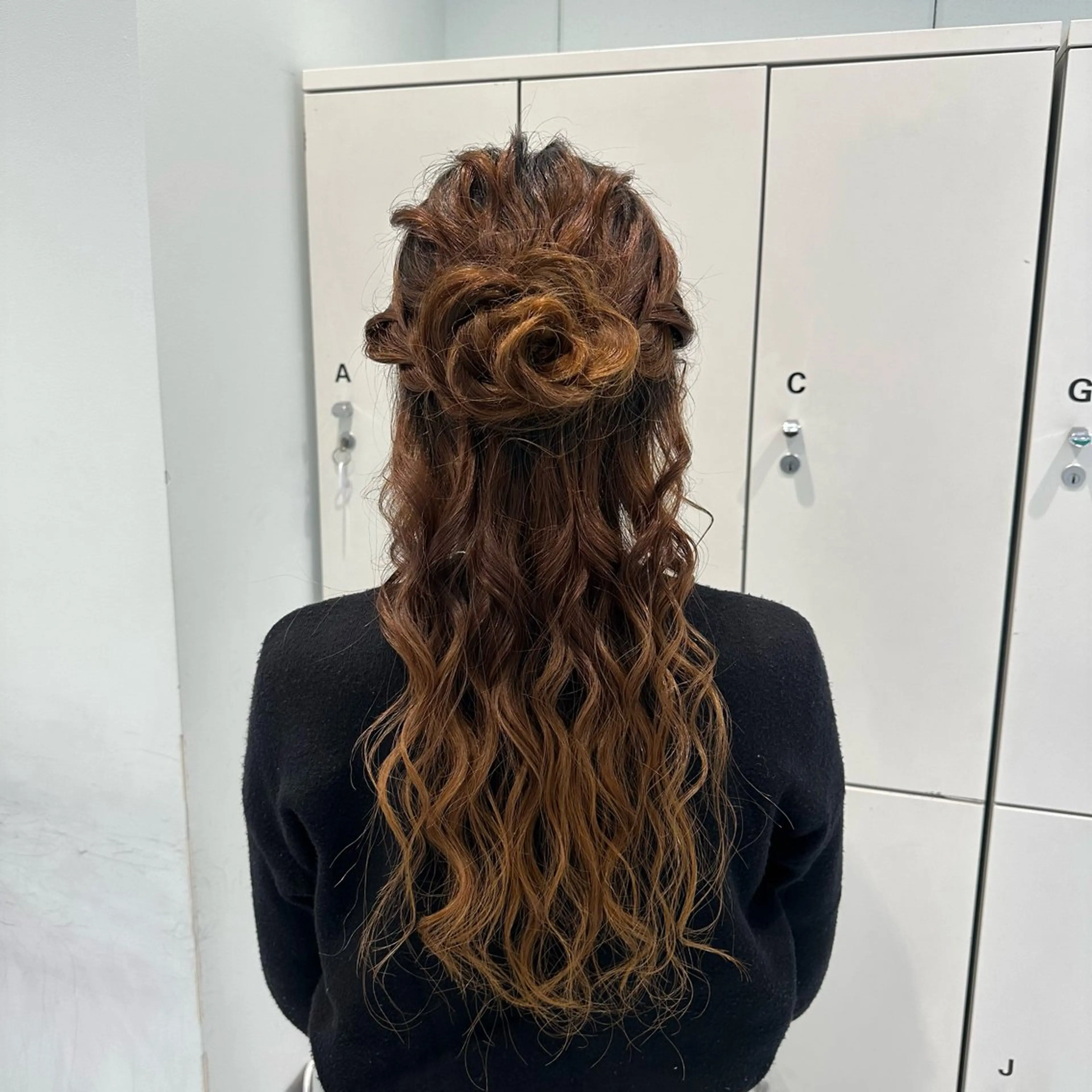 ロング ヘアアレンジ なりた るいのヘアスタイル