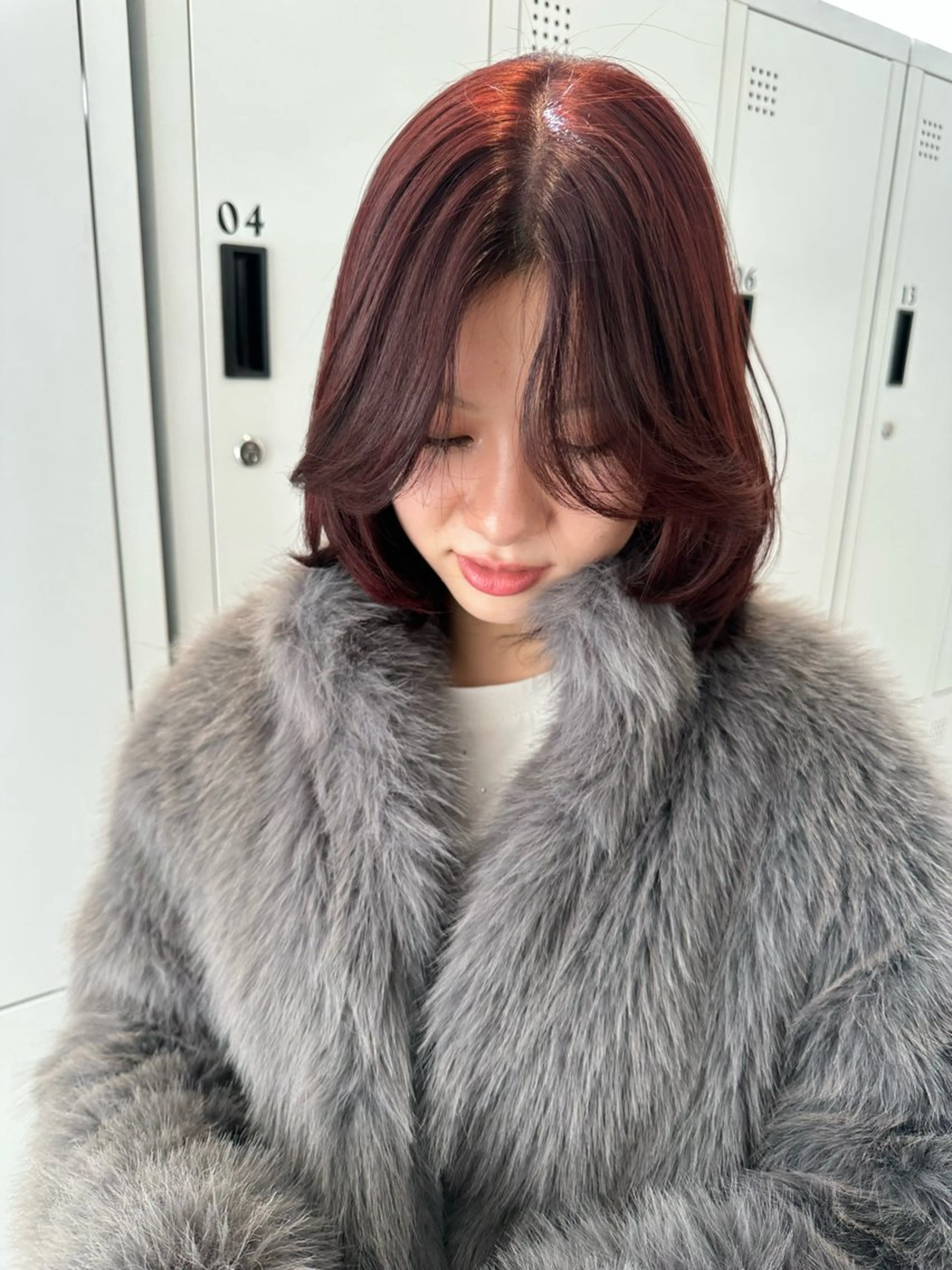 ミディアム カット ヘアカラー 🎀韓国/髪質改善 長野美和🎀のヘアスタイル