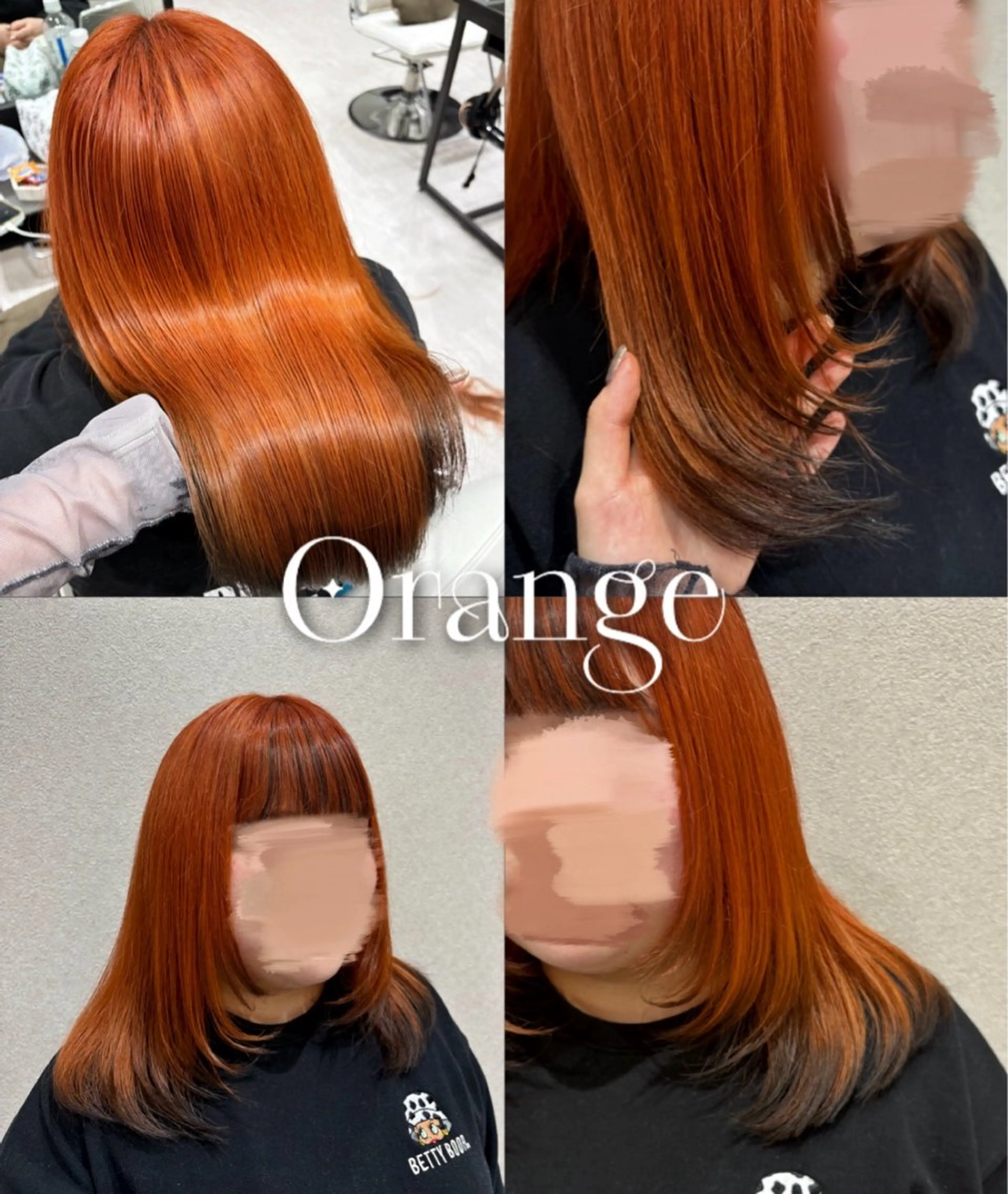 セミロング カラー ヘアカラー レイヤーカット/ ヘアカラー/RENAのヘアスタイル