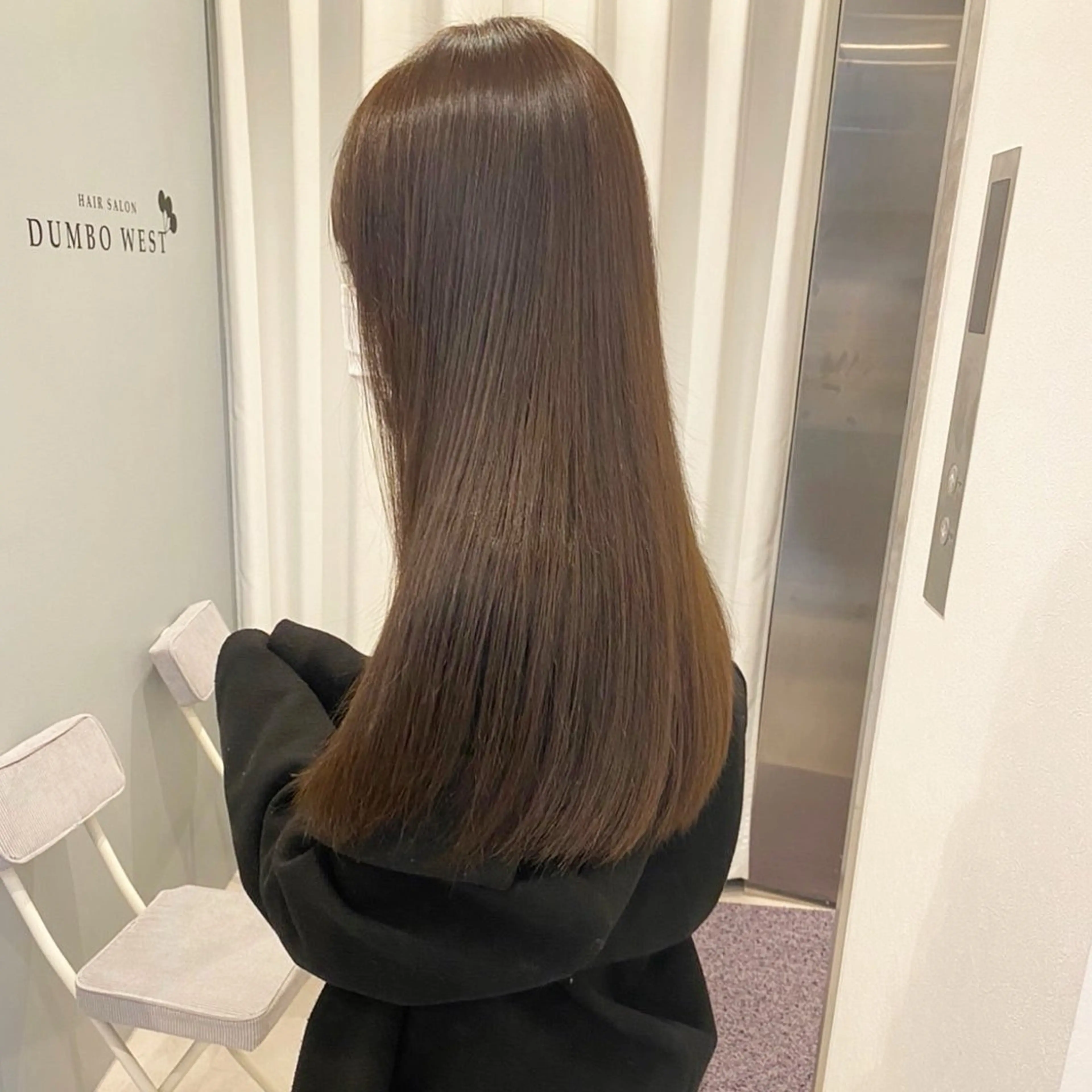 ロング カラー カット ヘアカラー トリートメント ブリーチなし 暖色カラー/井上あいのヘアスタイル