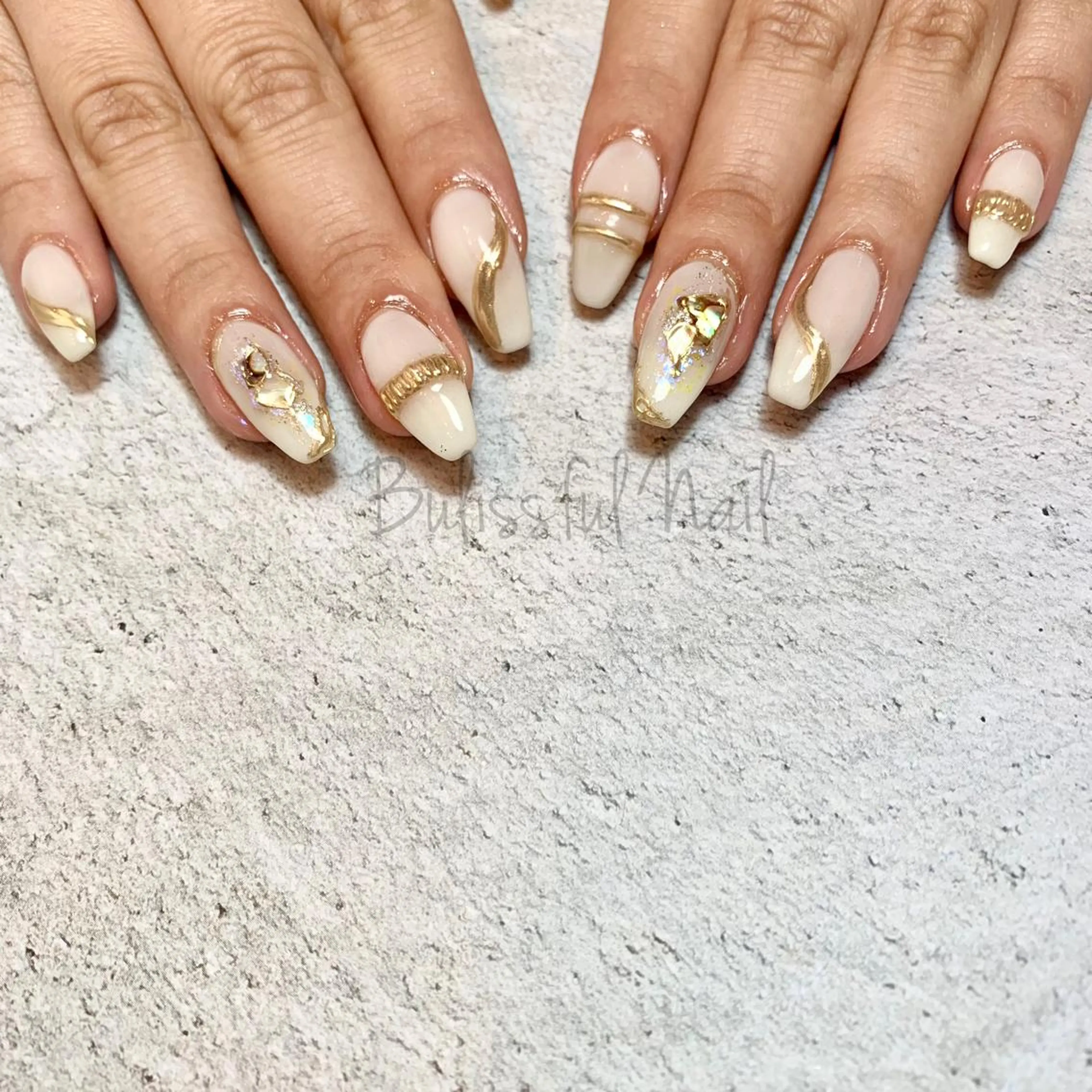 ネイル ハンドネイル Blissful💅 Yurika✩࿐⋆*のネイルデザイン