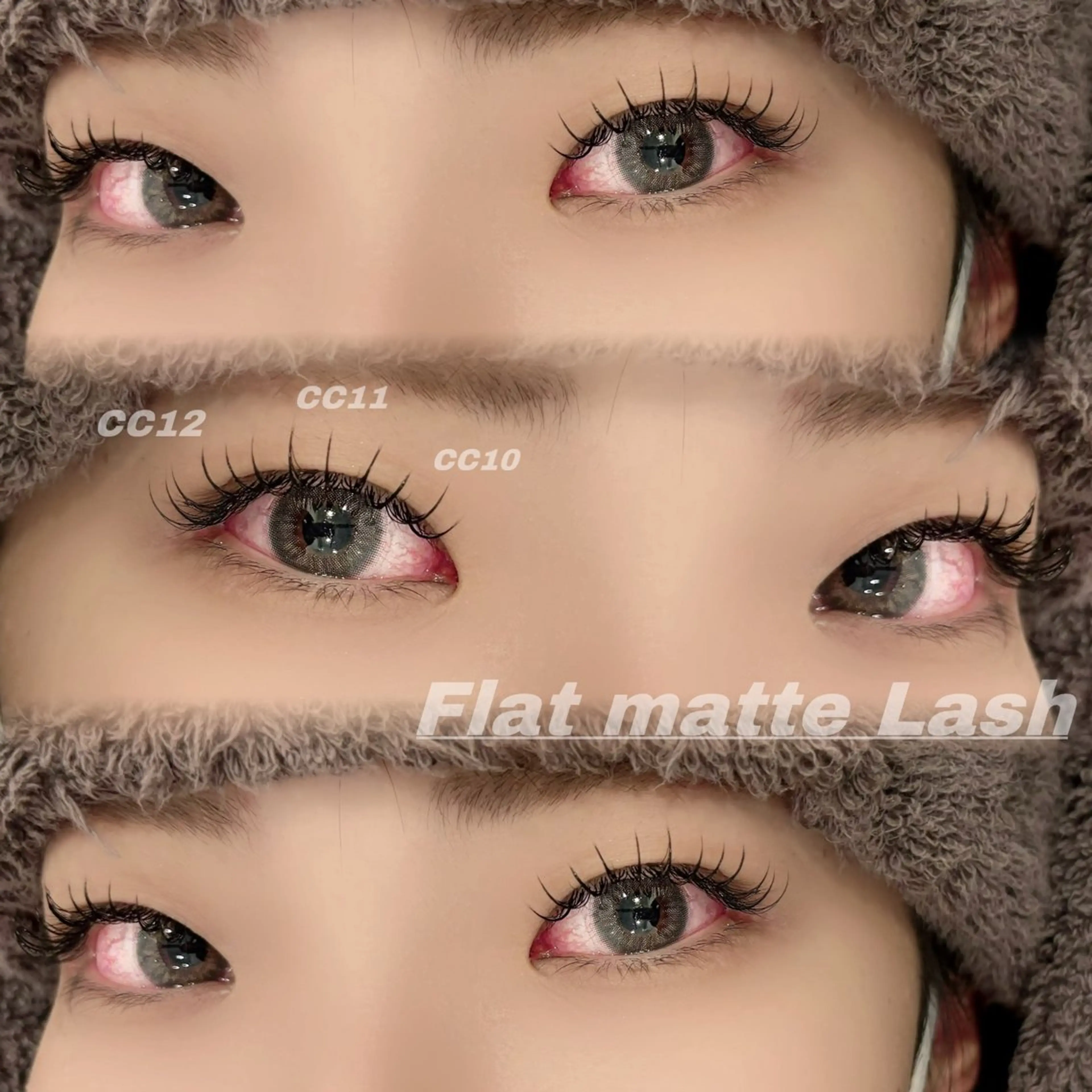 マツエク・マツパ 束感まつ毛 CCカール Cカール フラットラッシュ 目尻長め マツエク Eye ELSA lash栄店の眉毛・アイブロウイメージ