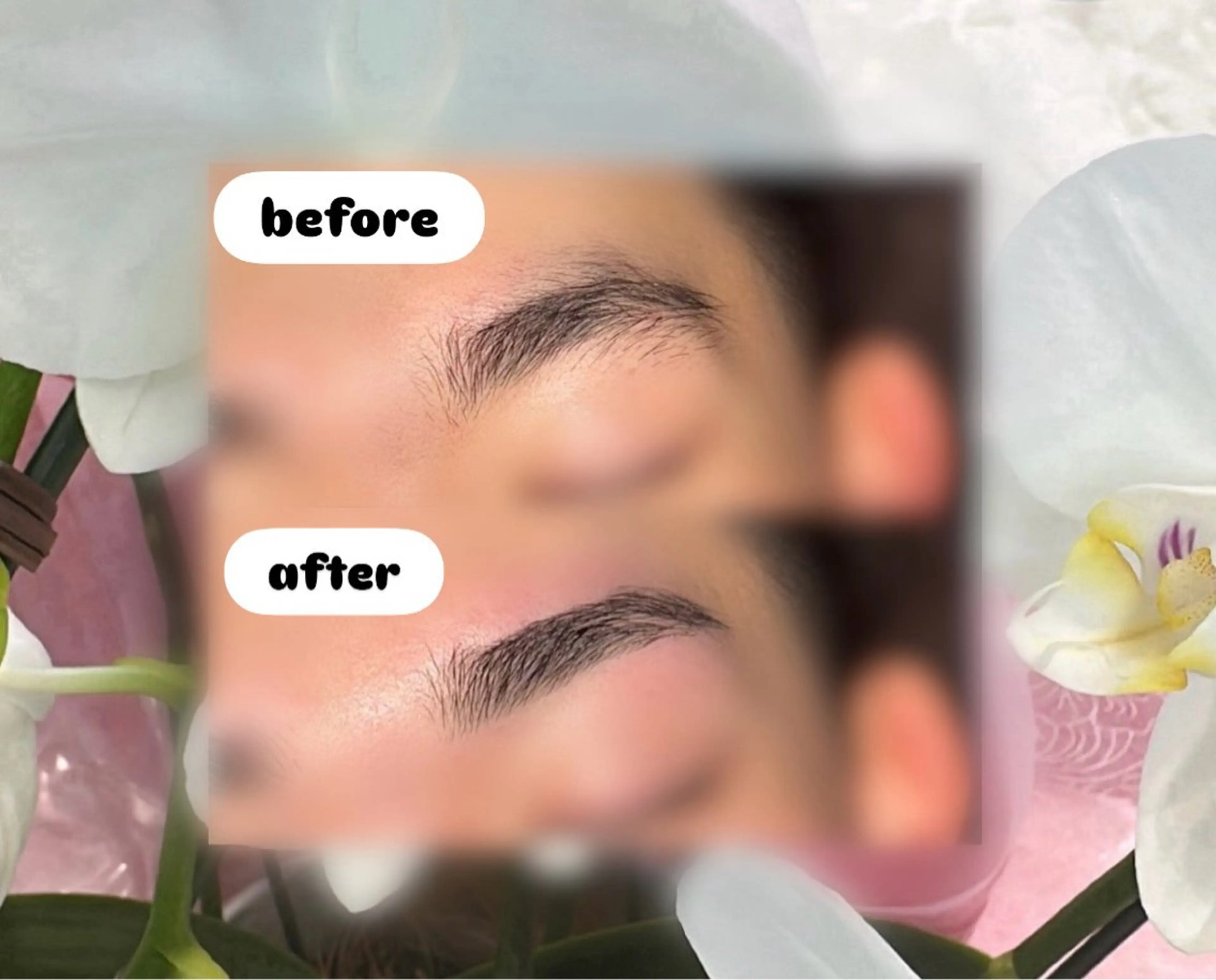 【★メンズ限定★清潔感UP☆】☆🫧眉毛WAX+間引き付🫧☆の写真
