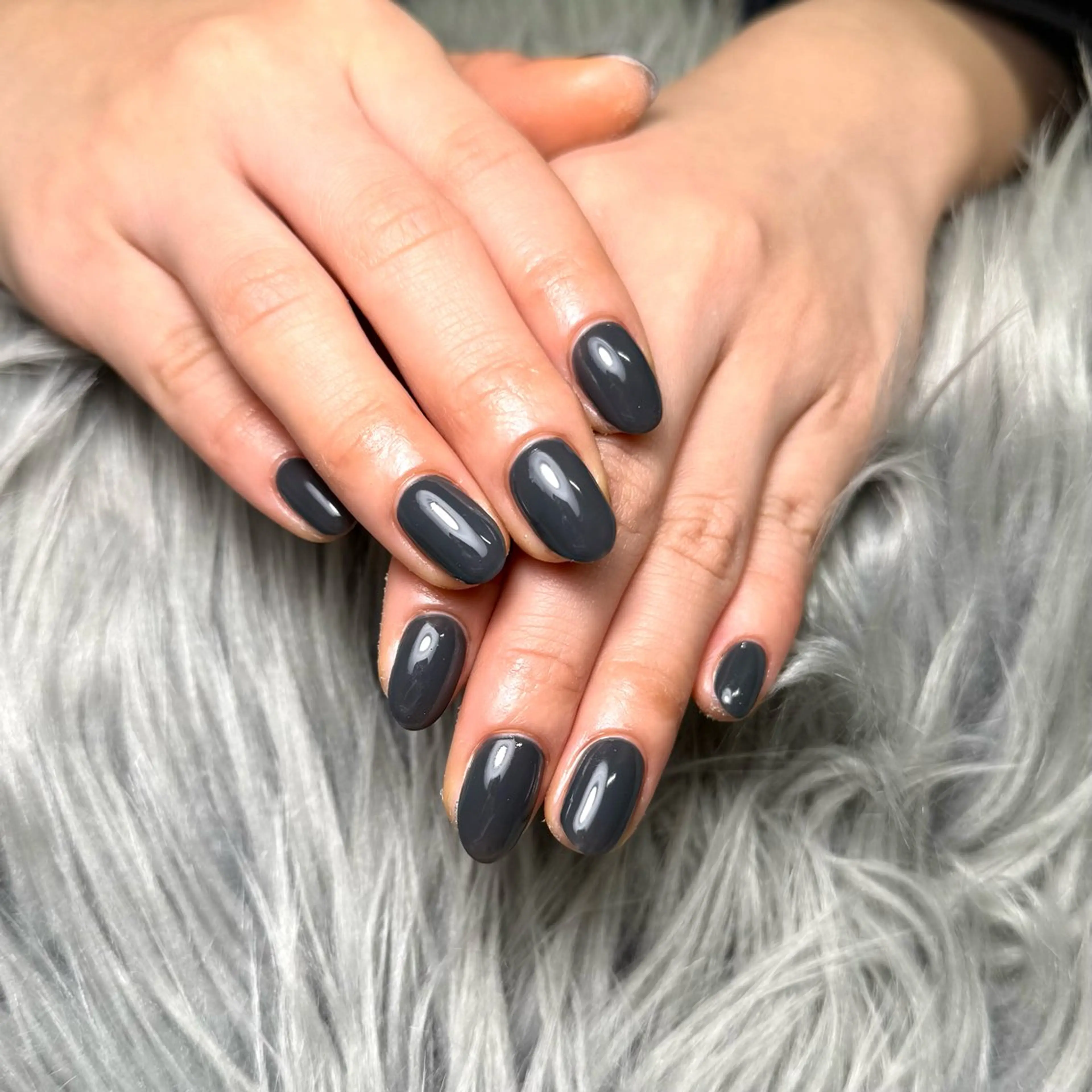 ネイル ネイビー ワンカラーネイル nail salon h🎀小夏のネイルデザイン