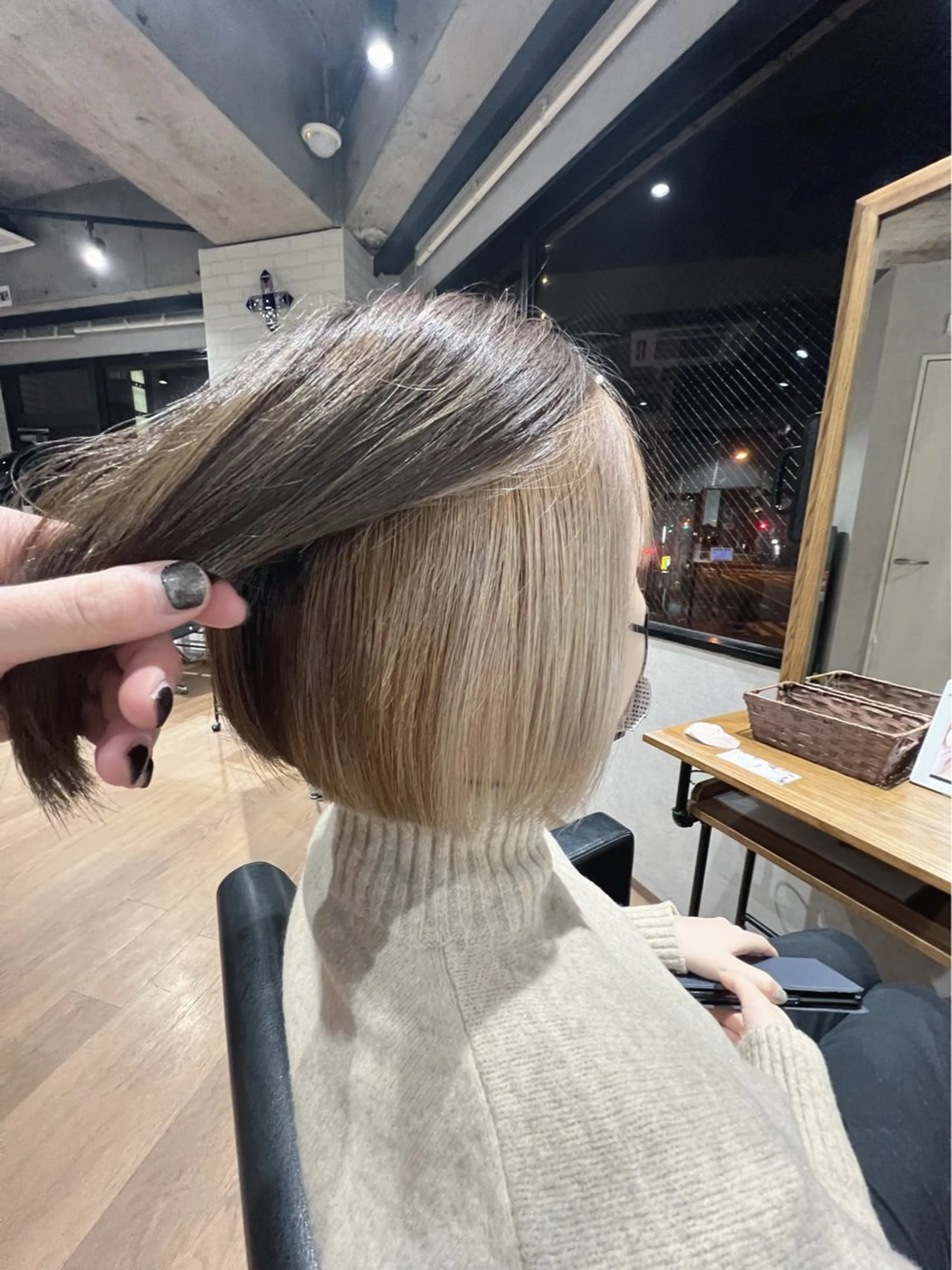 ショート カラー インナーカラー ボブ カット ヘアカラー ✨ハイトーン カラー福岡拓也✨のヘアスタイル