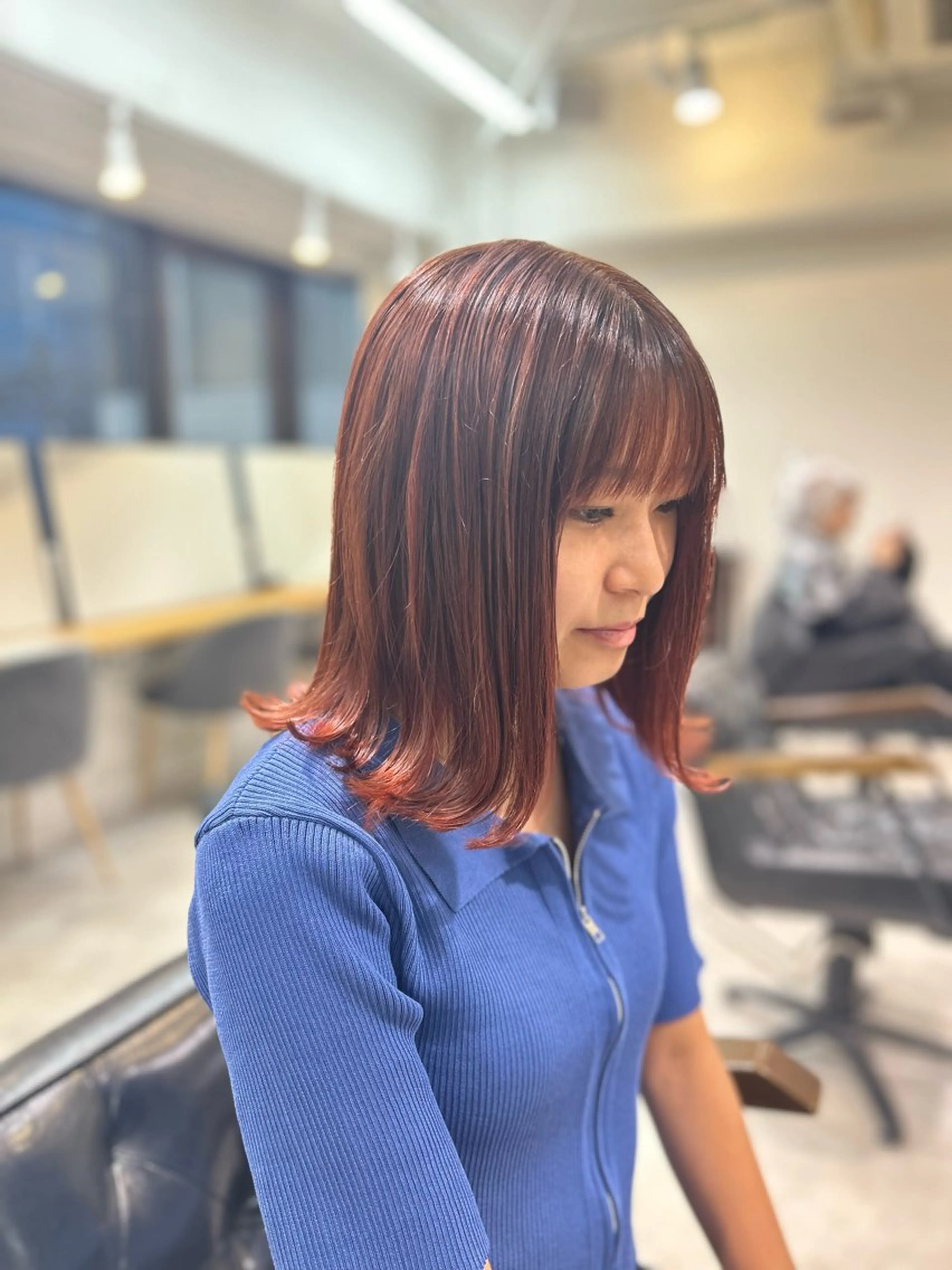 ミディアム カラー ヘアカラー collet岩崎駿王 /ブリーチ/髪質改善のヘアスタイル