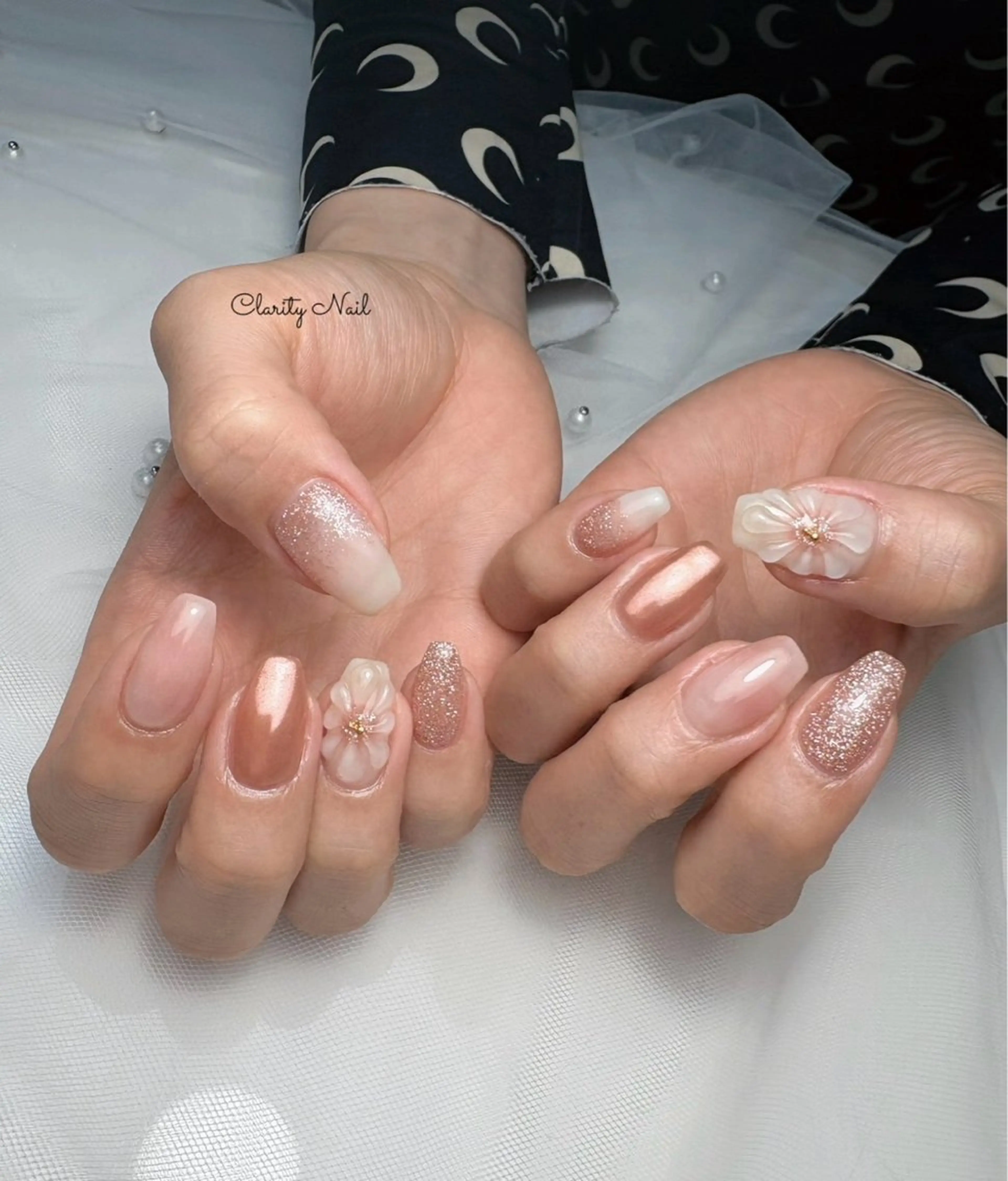 ネイル アートネイル 持ち込み ハンドネイル Clarity Nailのネイルデザイン