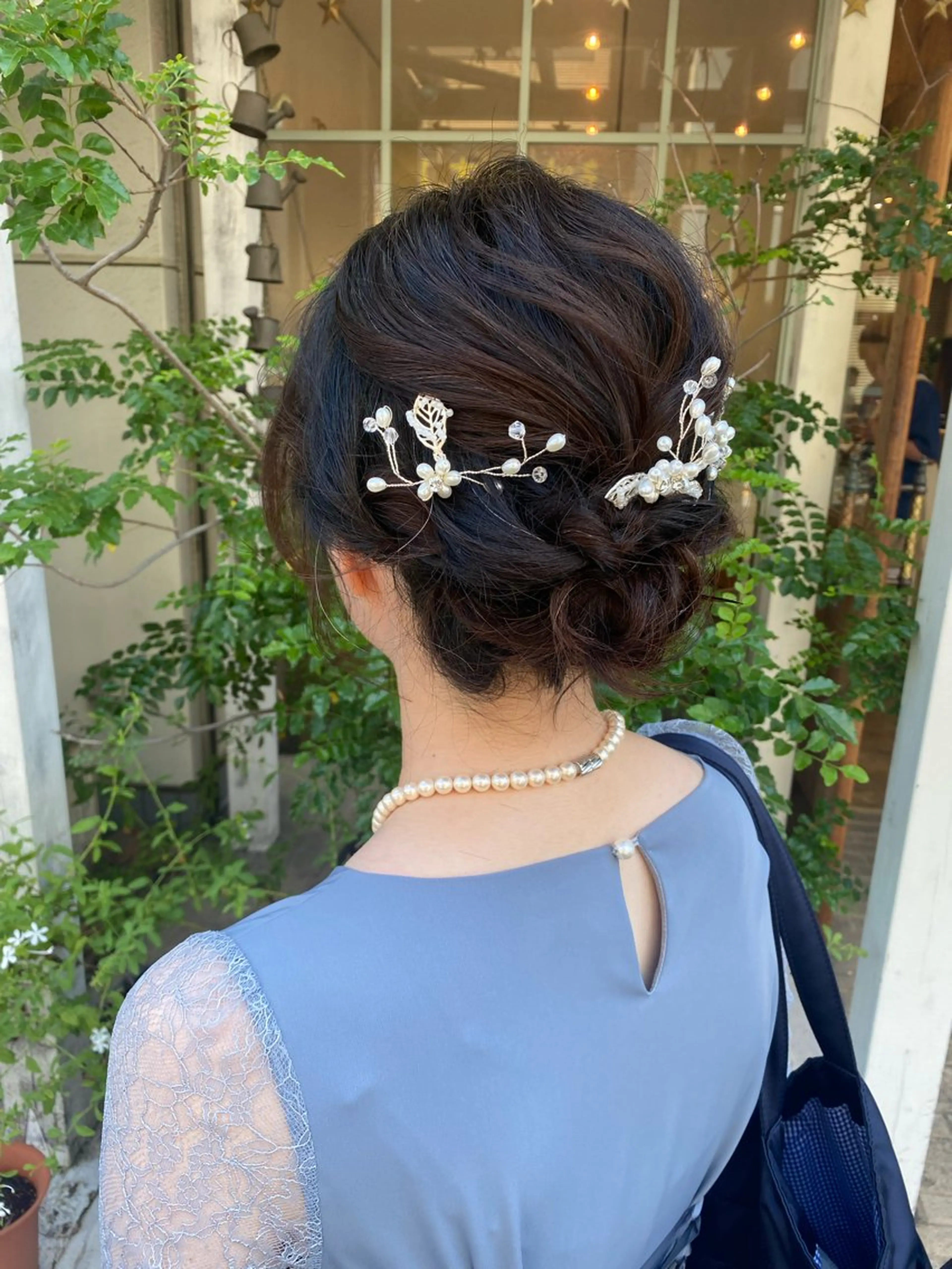 ショート ボブ ヘアセット 鈴木 奈波のヘアスタイル