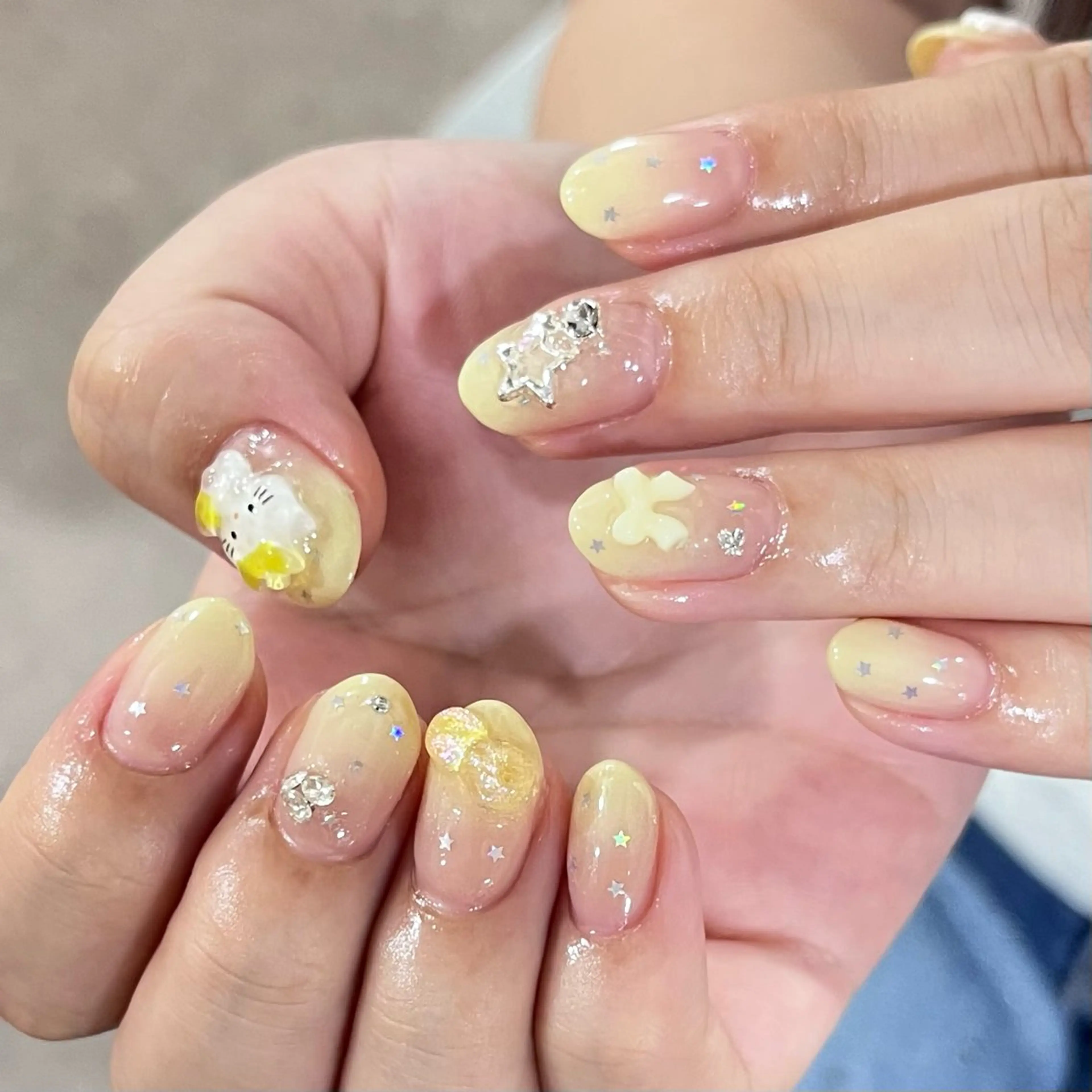ネイル 韓国ネイル ワンホンネイル ハンドネイル ハンドケア Kawaii _Nailのネイルデザイン