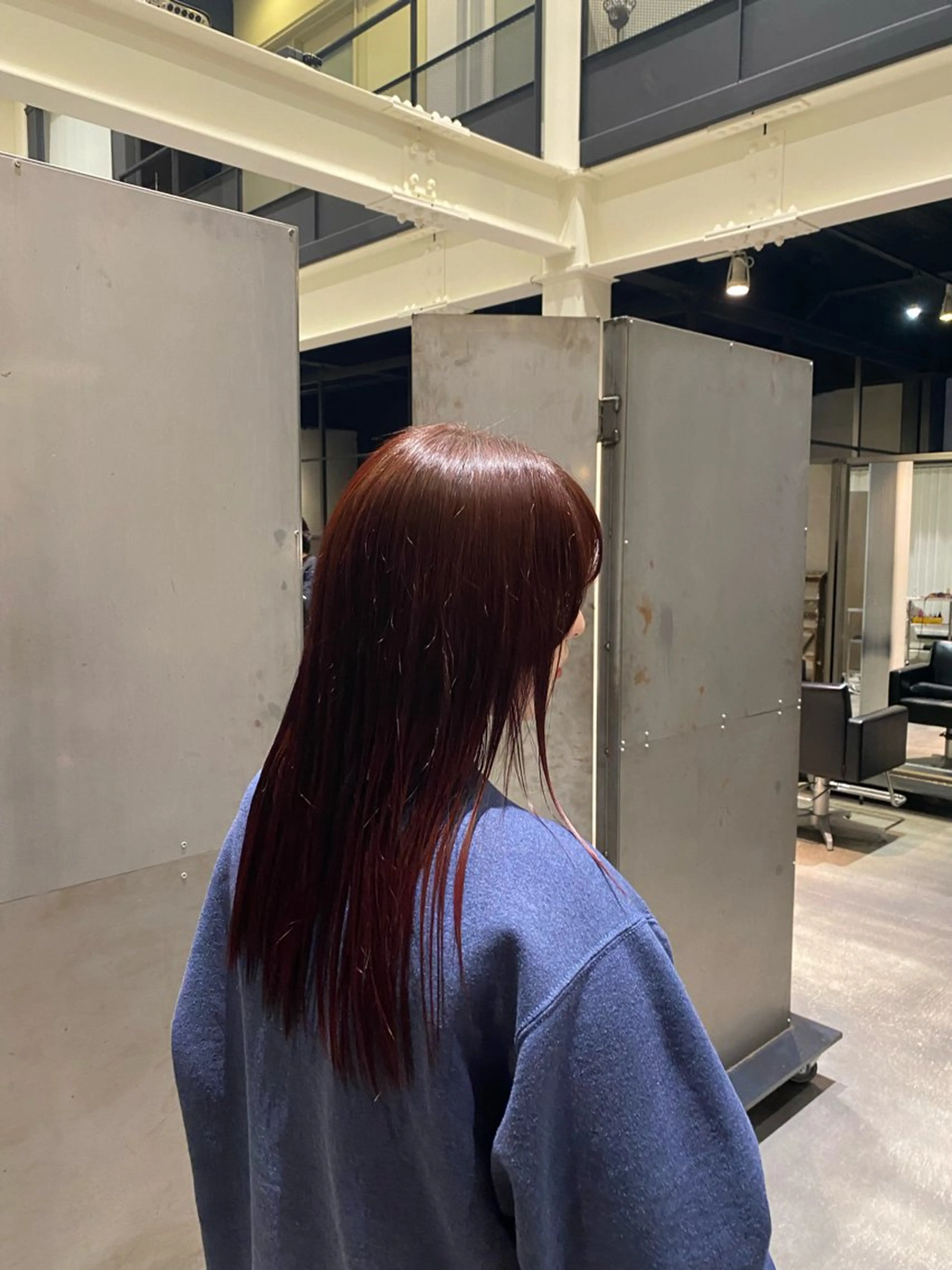 セミロング カラー カット ヘアカラー トリートメント 竹田 佳奈のヘアスタイル