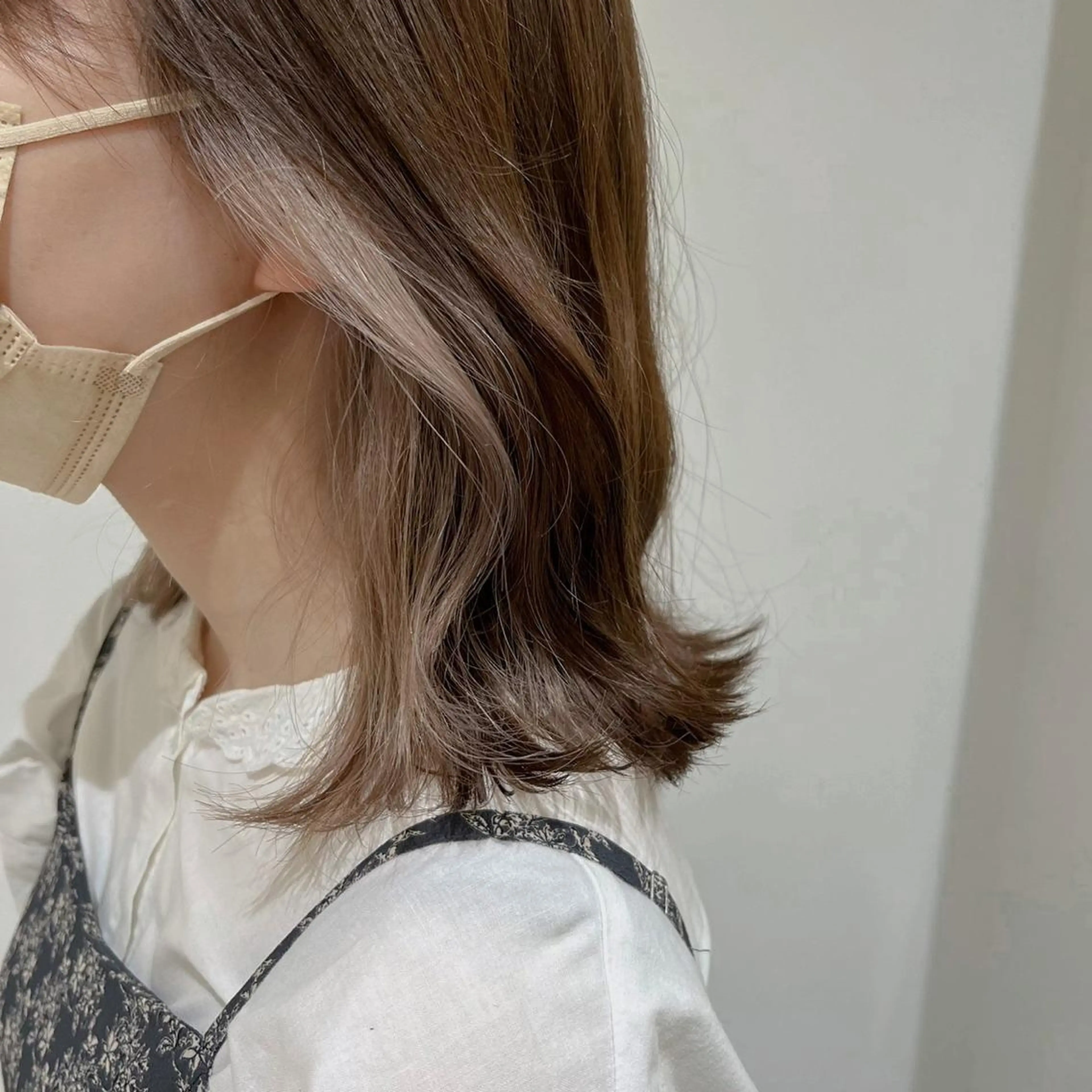 ミディアム カラー イヤリングカラー Yuka/Aujua ソムリエ/髪質改善のヘアスタイル