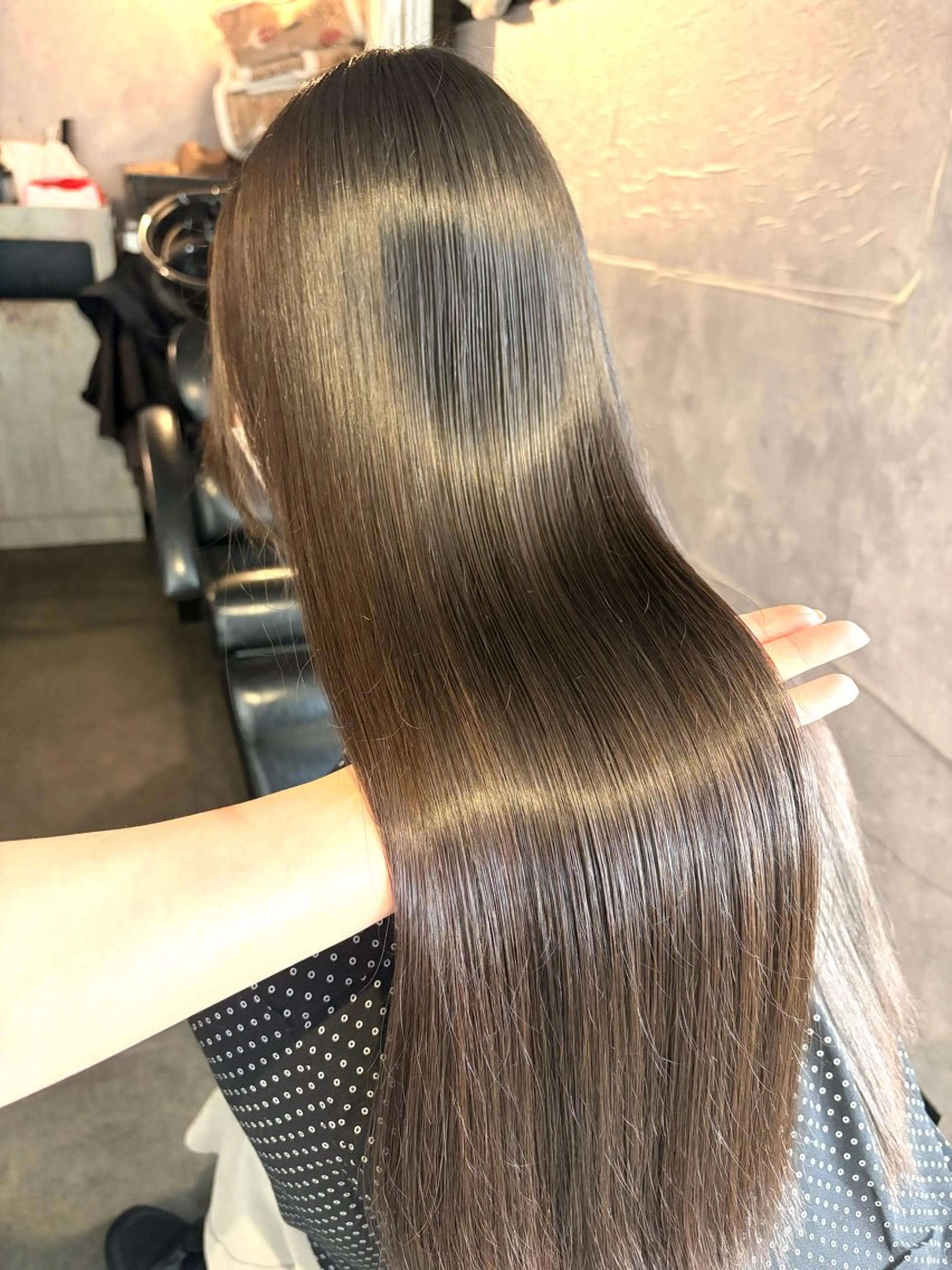 ロング カラー ヘアカラー 🩶鈴木茉奈🩶艶髪 /透明感/暖色カラーのヘアスタイル