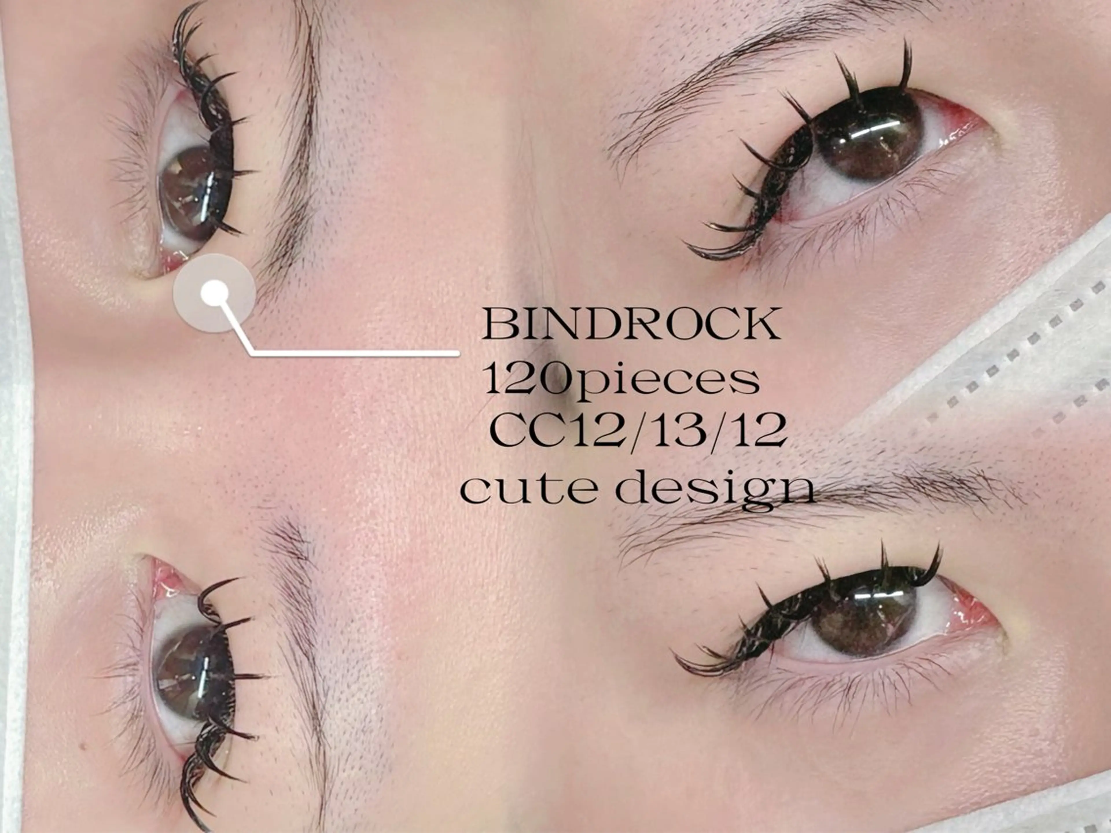 マツエク・マツパ バインドロック 束感👀エクステ 🍒Izumi👀のマツエク・マツパデザイン