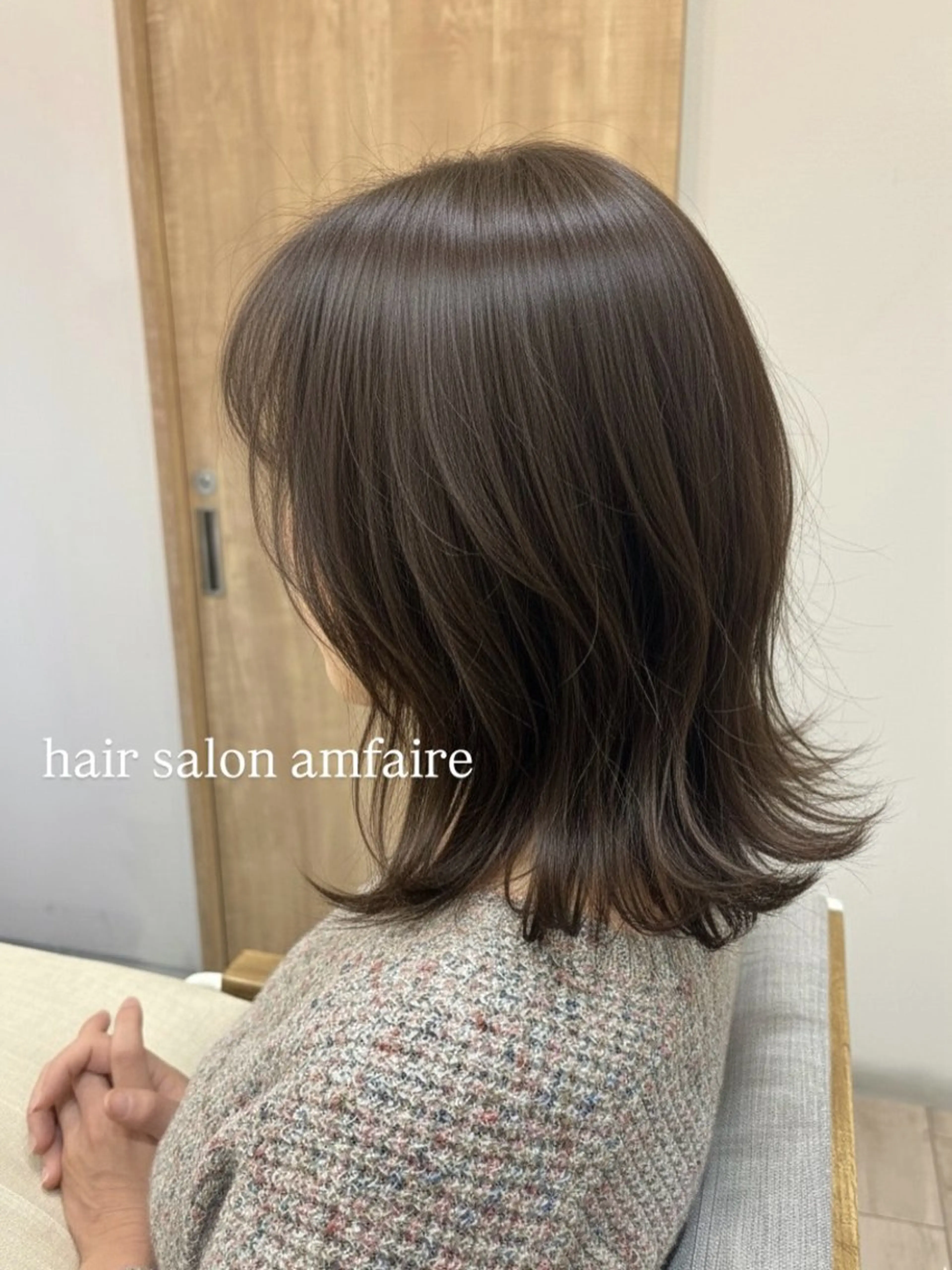 ミディアム shimizu .のヘアスタイル