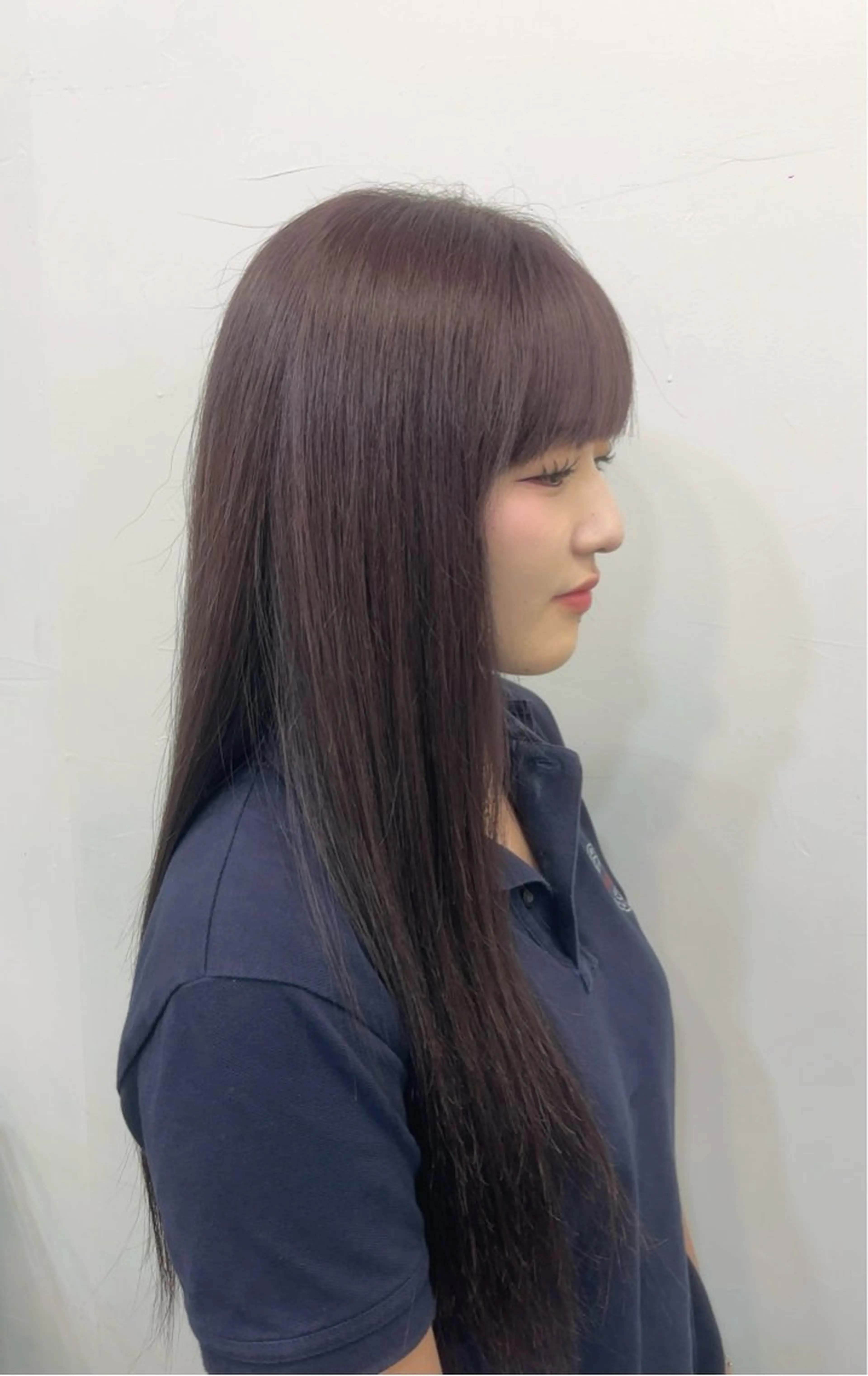 ロング カラー ブリーチ 透明感カラー ピンクカラー ピンクパープル パープルカラー ヘアカラー ARISA 青葉台のヘアスタイル