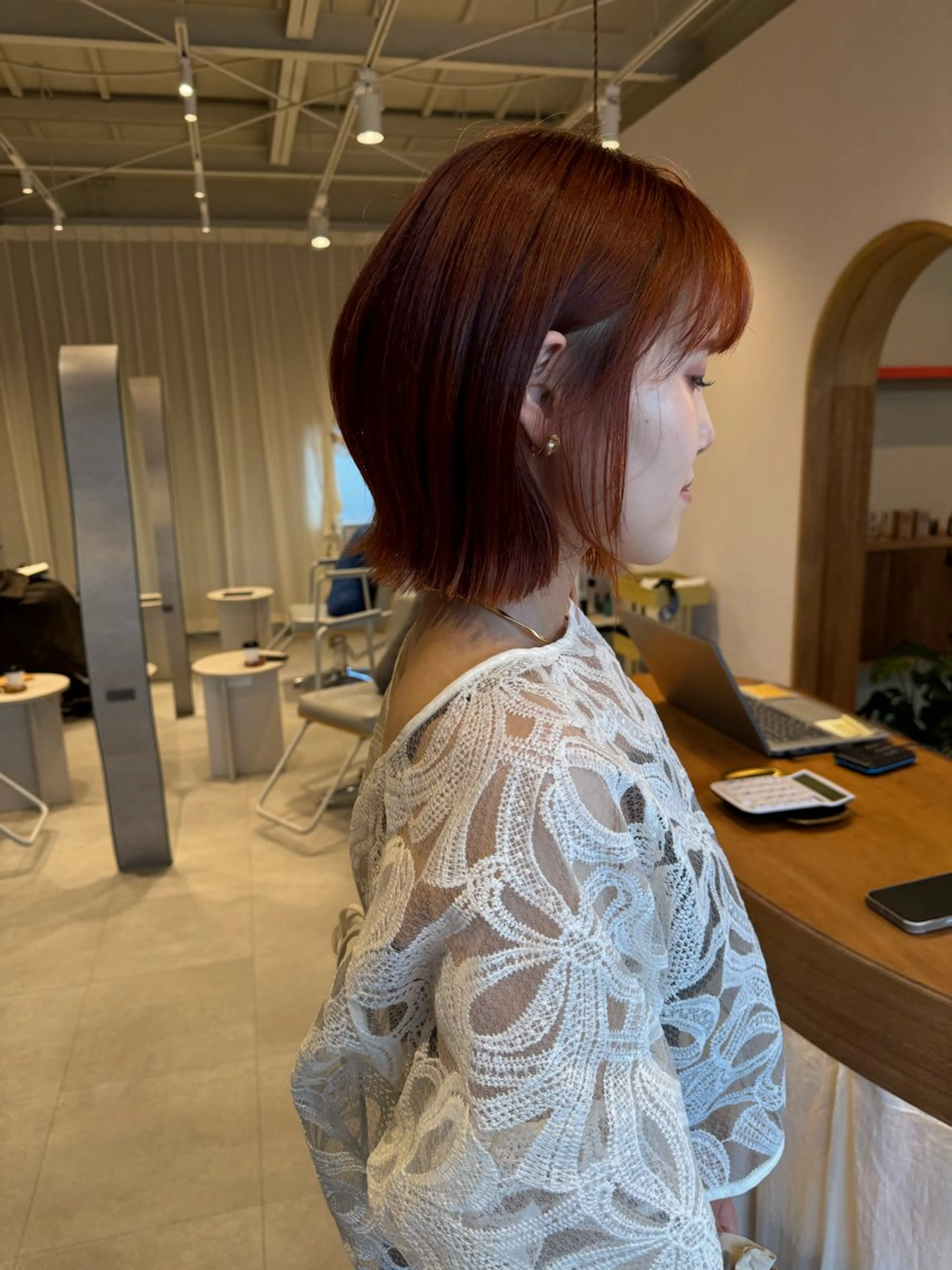 ショート カラー カット ヘアカラー トリートメント レイヤー/ボブパーマ /垢抜け/タクミのヘアスタイル