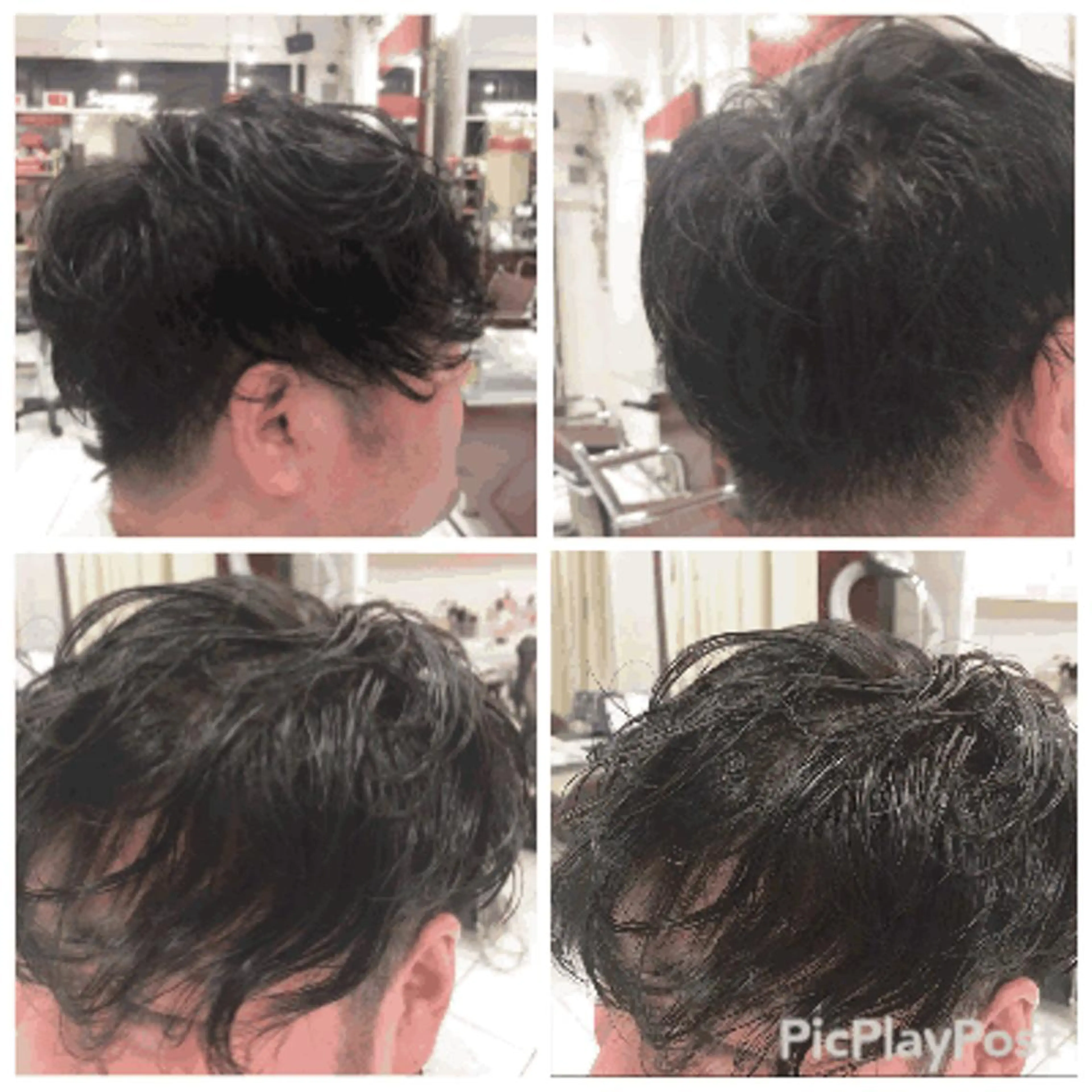 ショート パーマ メンズ 🌈推し色派手髪 ハイトーンShinのヘアスタイル