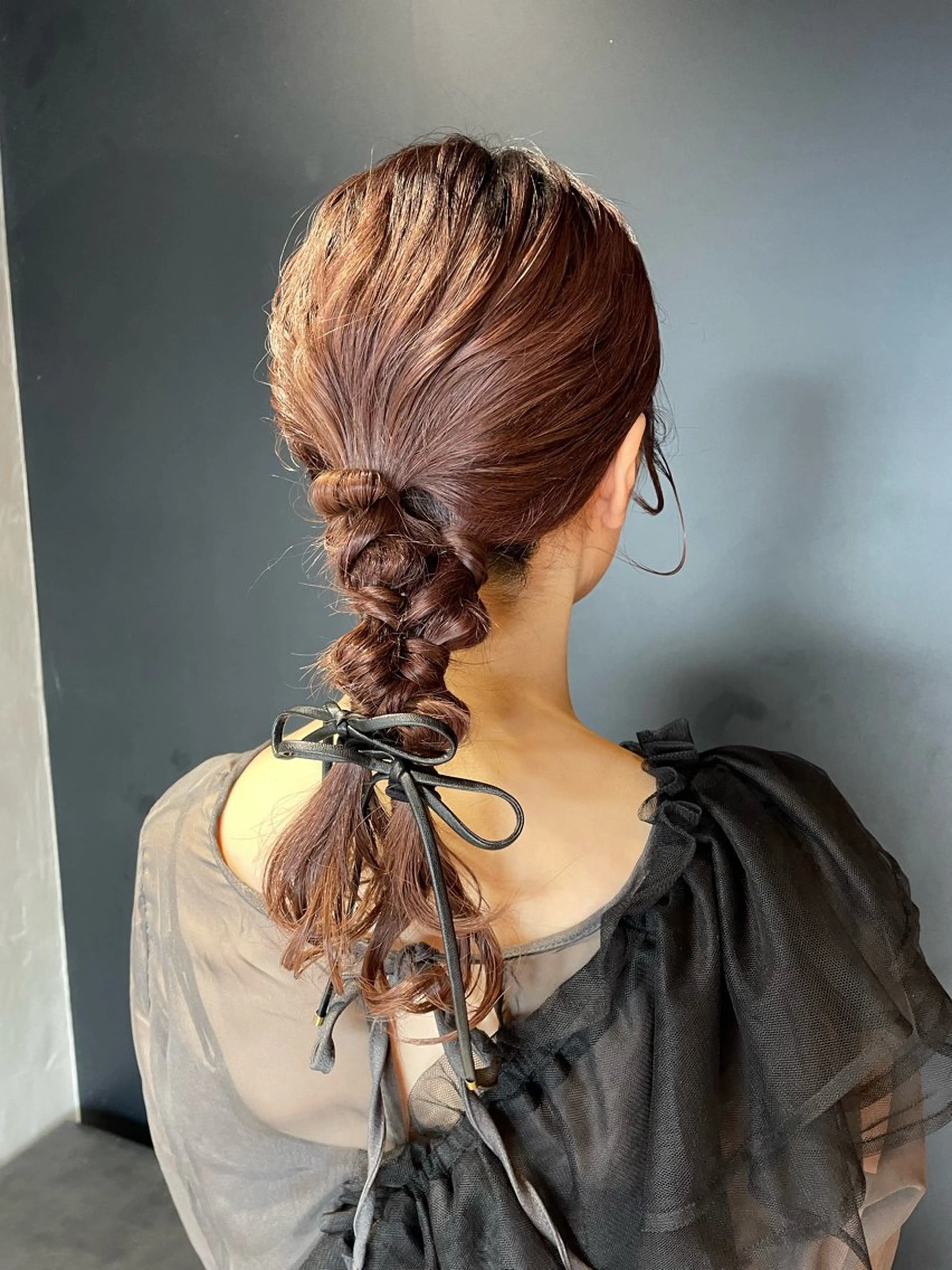 セミロング ヘアセット/透明感 カラー/MIHO♡のヘアスタイル